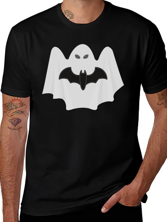 Spooky Ghost Bat T-Shirt - Halloween Tee