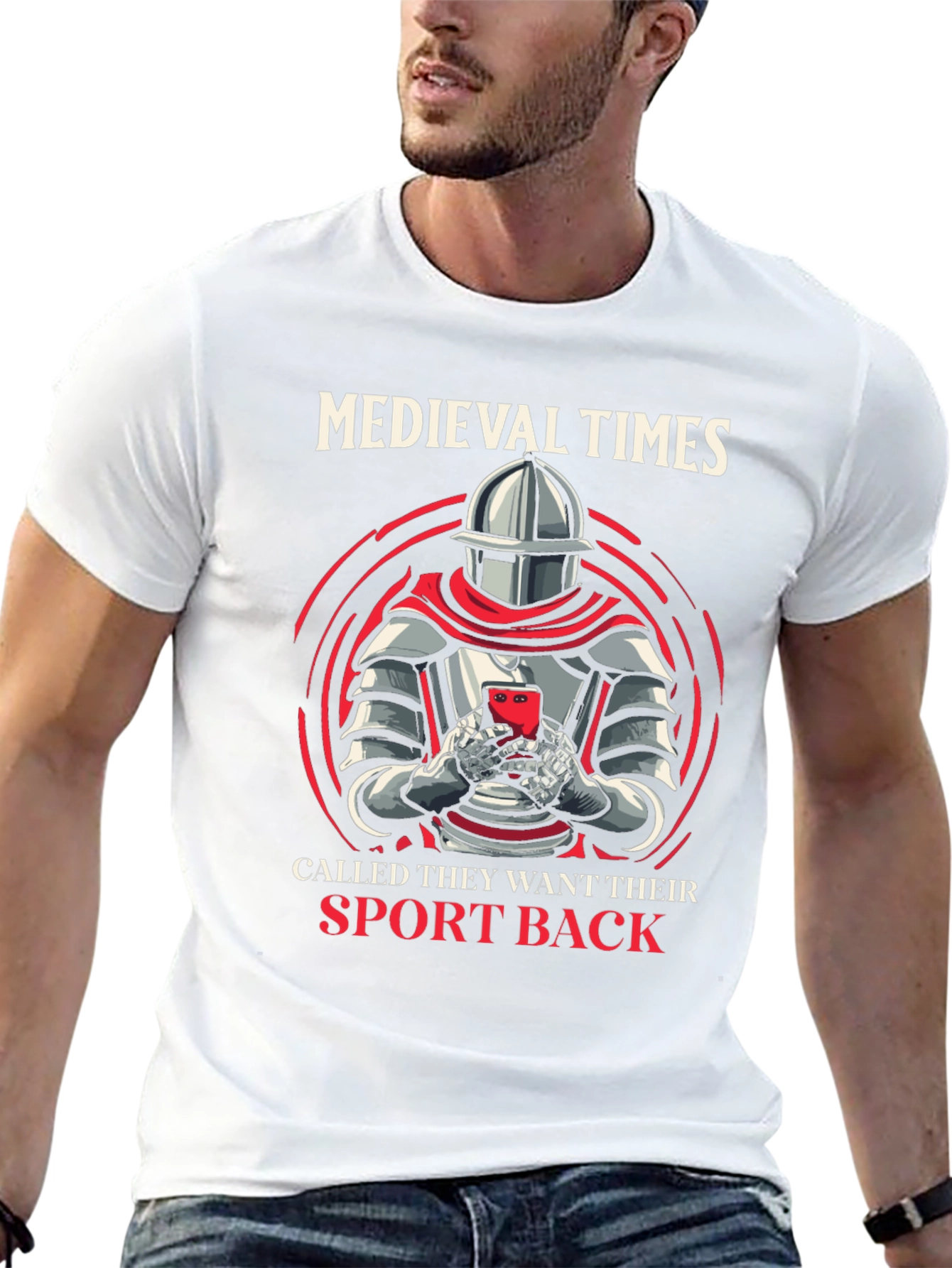 Medieval Times Knight T-Shirt - Funny Gamer Tee