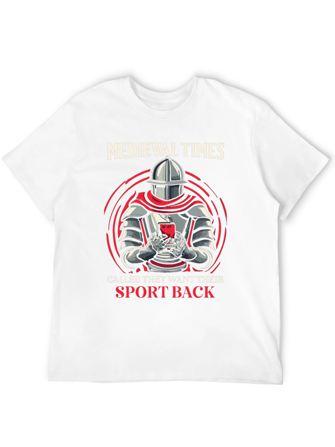 Medieval Times Knight T-Shirt - Funny Gamer Tee