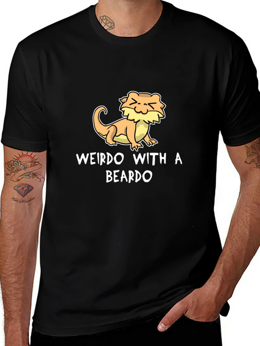 Weirdo with a Beardo T-Shirt Black