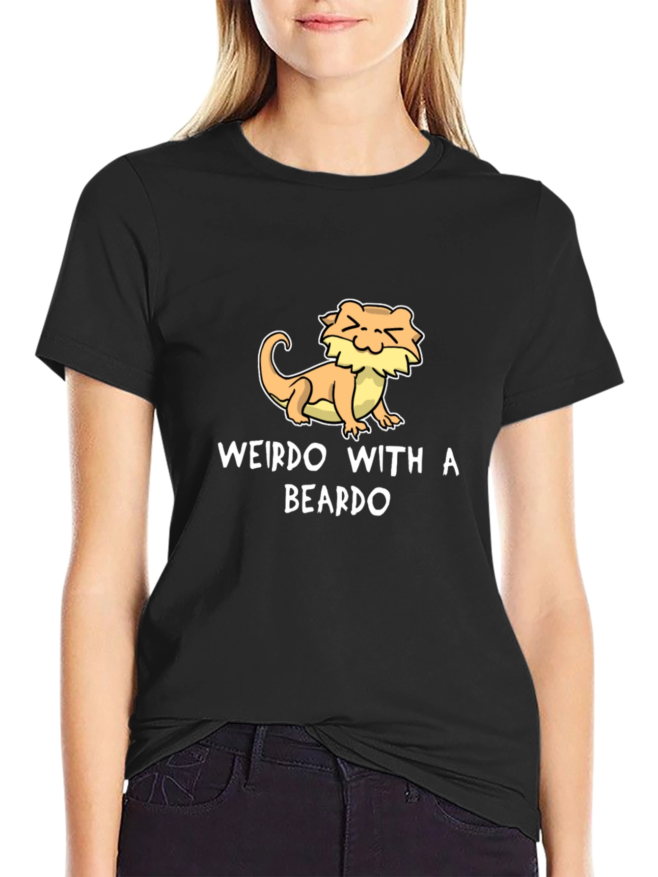 Weirdo with a Beardo T-Shirt Black
