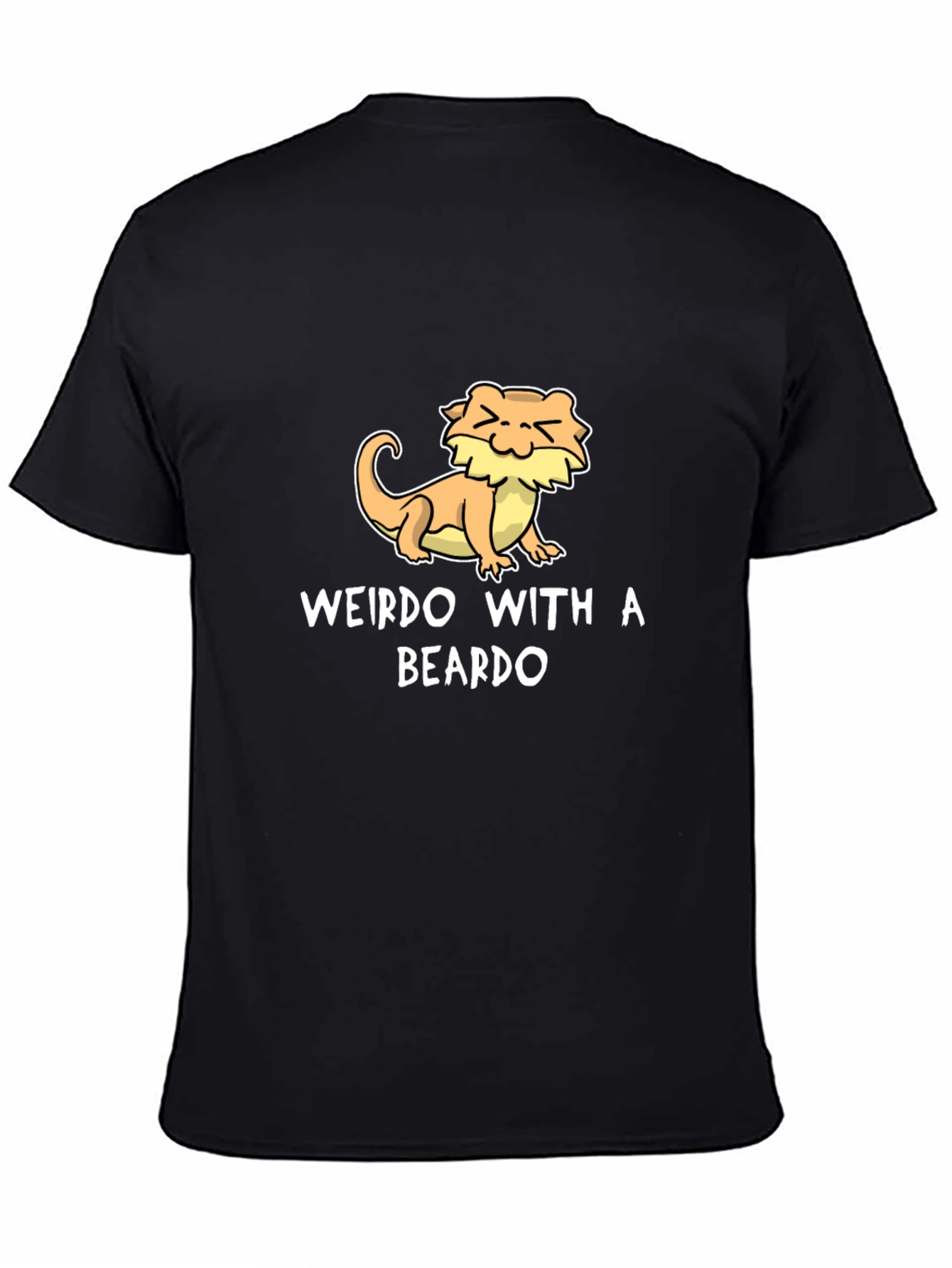 Weirdo with a Beardo T-Shirt Black