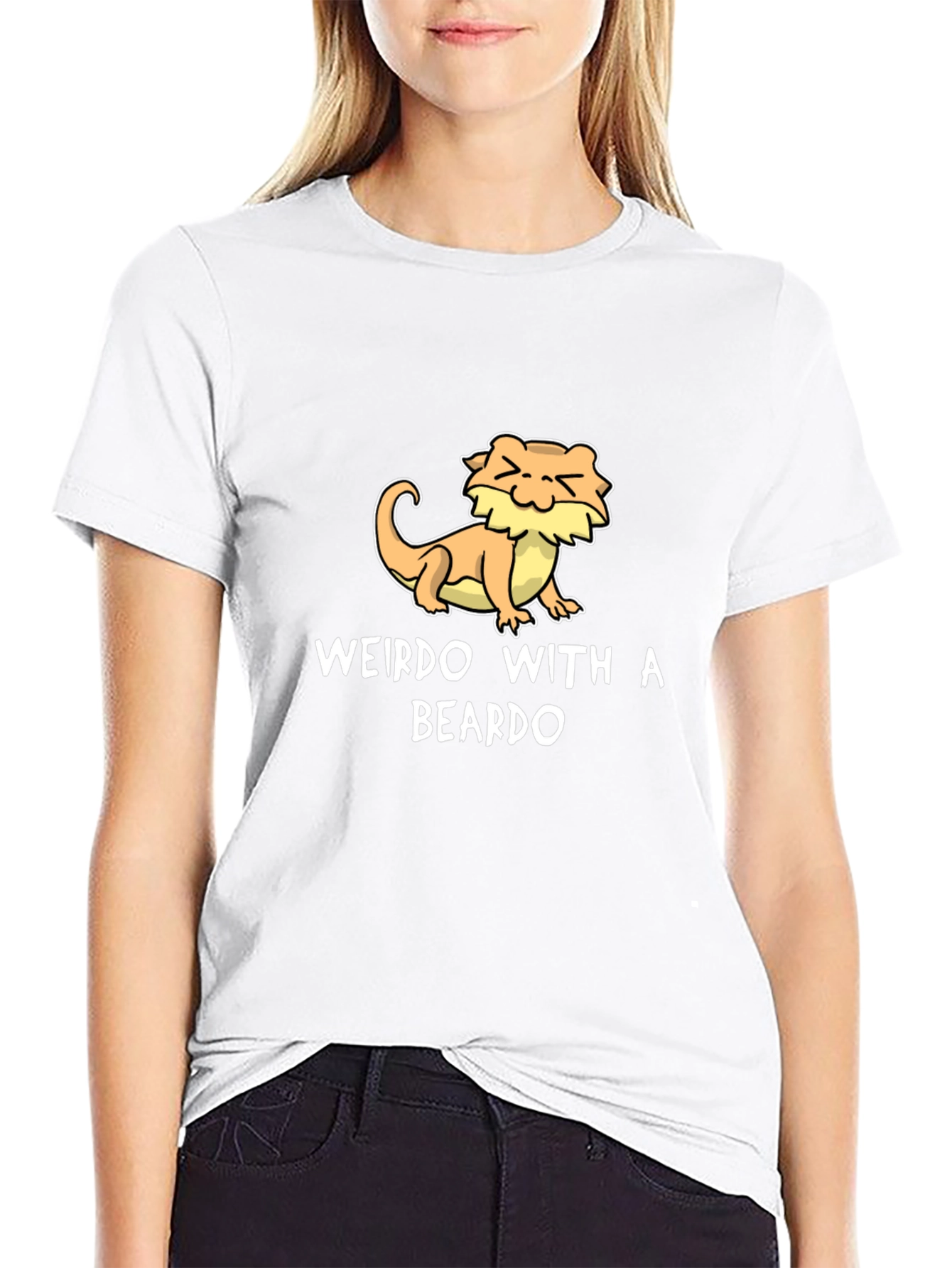 Weirdo with a Beardo T-Shirt Black