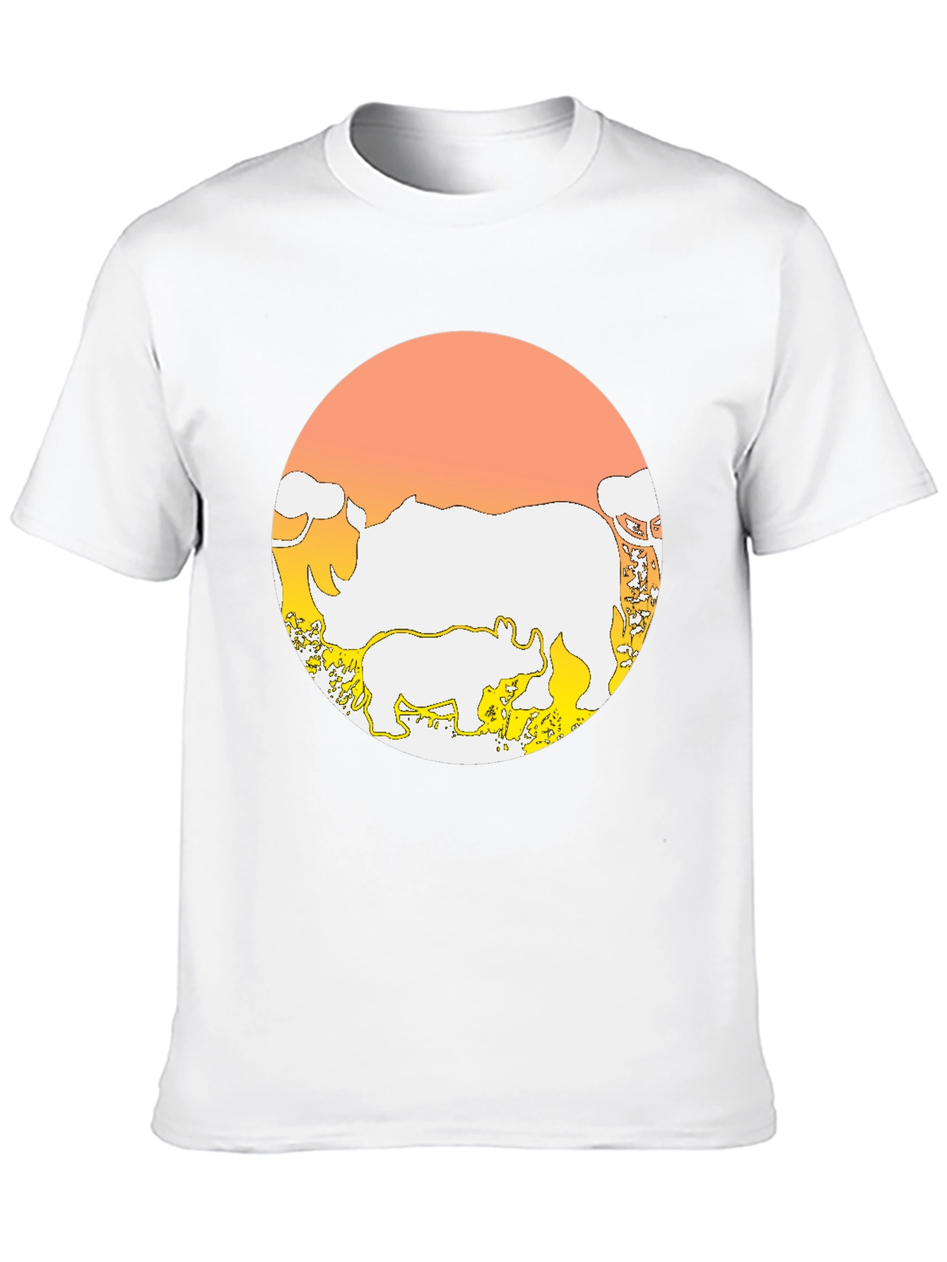 Rhino Graphic Tee - Mens Black T-Shirt