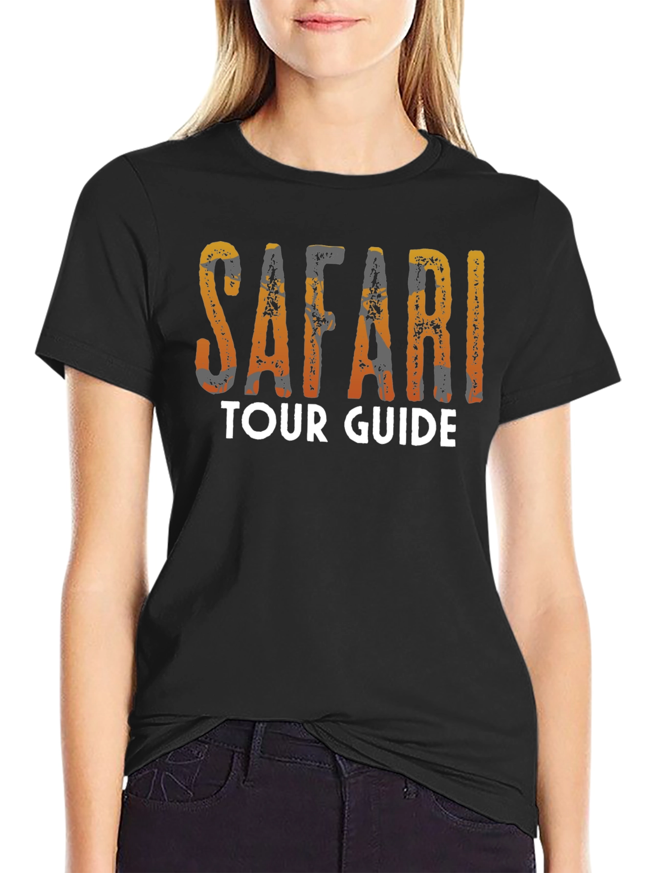 Safari Tour Guide Tee - Graphic Print T-Shirt