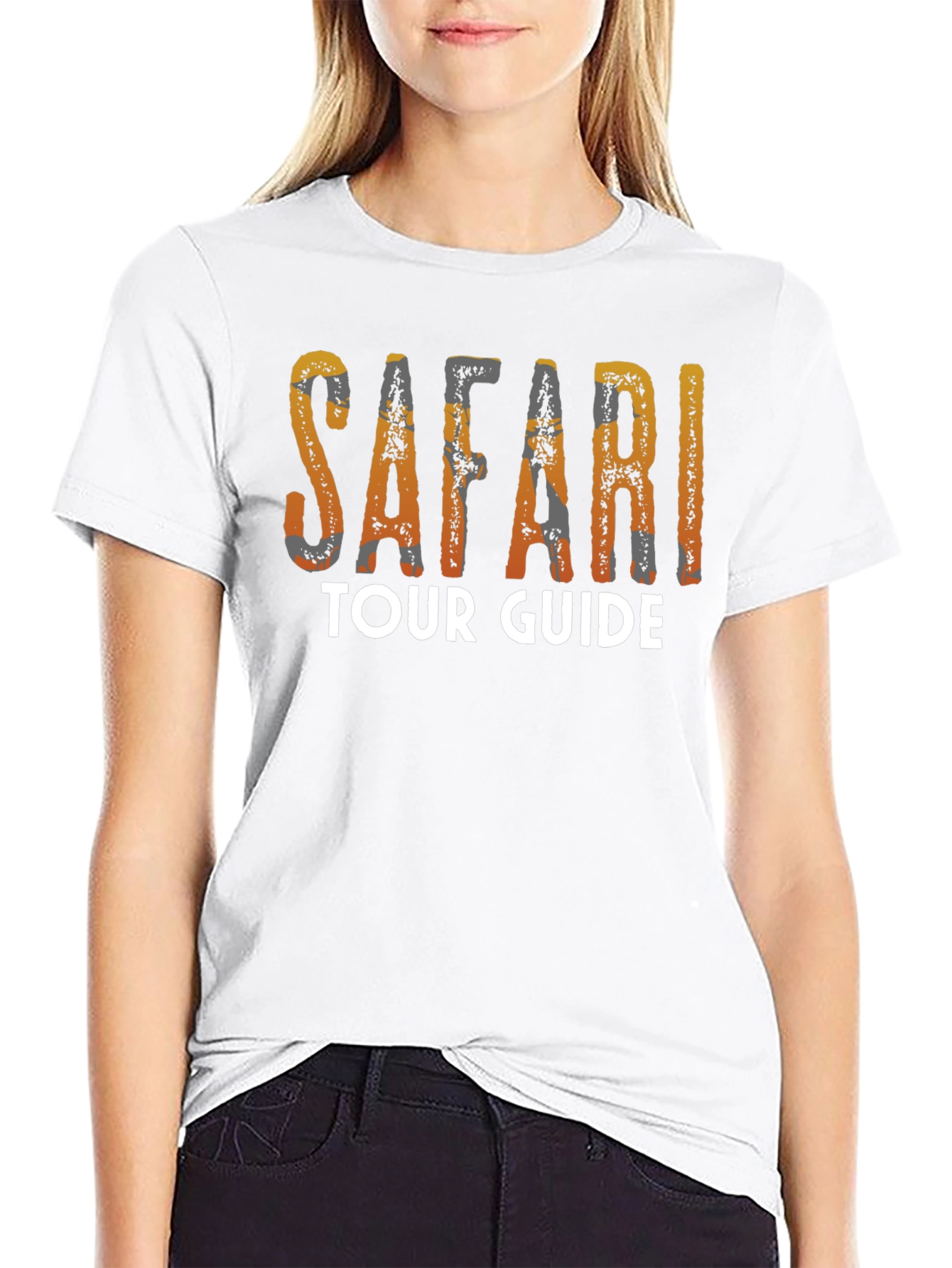 Safari Tour Guide Tee - Graphic Print T-Shirt