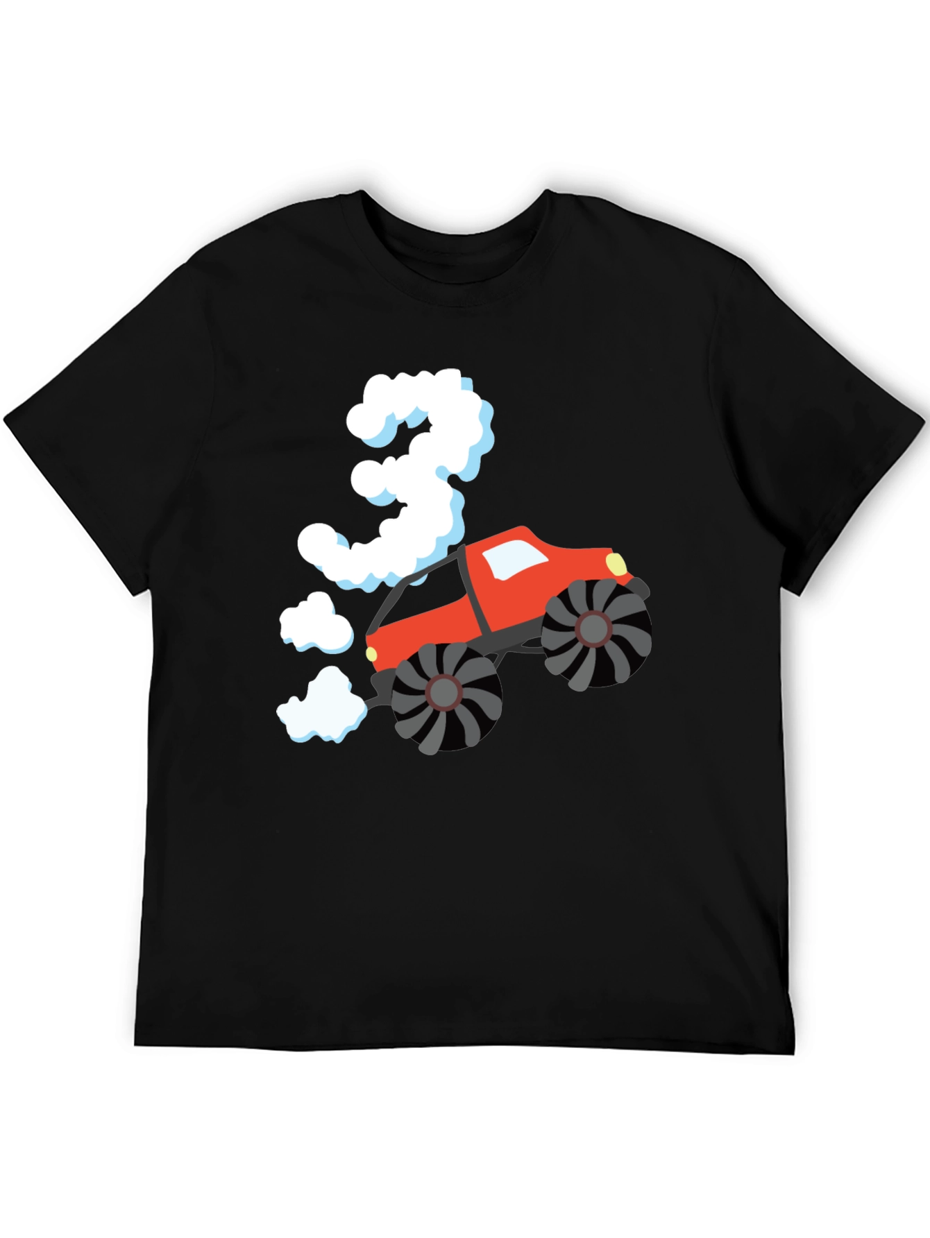 Monster Truck Birthday T-Shirt - Age 3