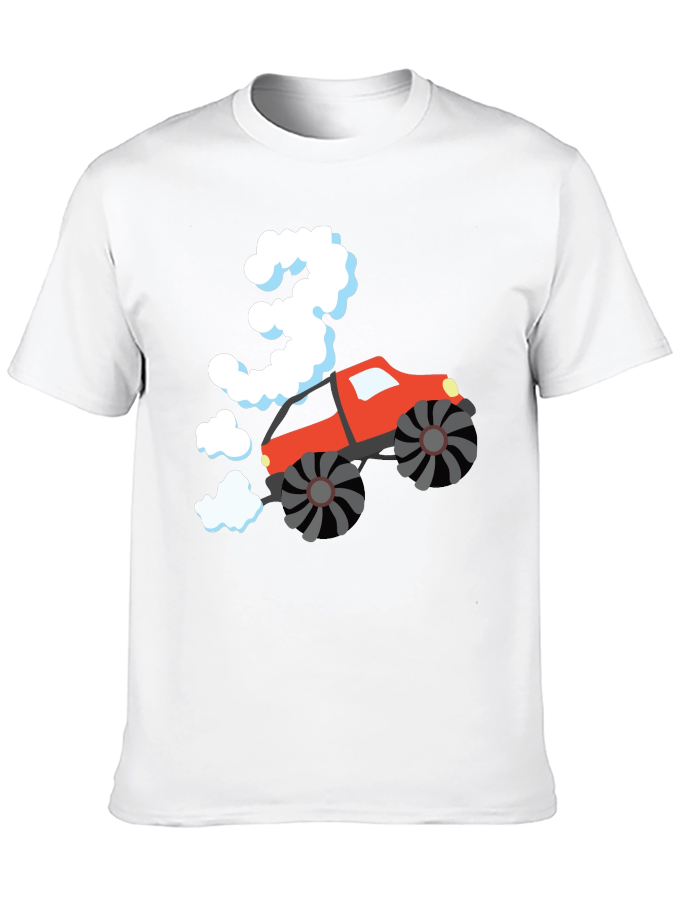 Monster Truck Birthday T-Shirt - Age 3