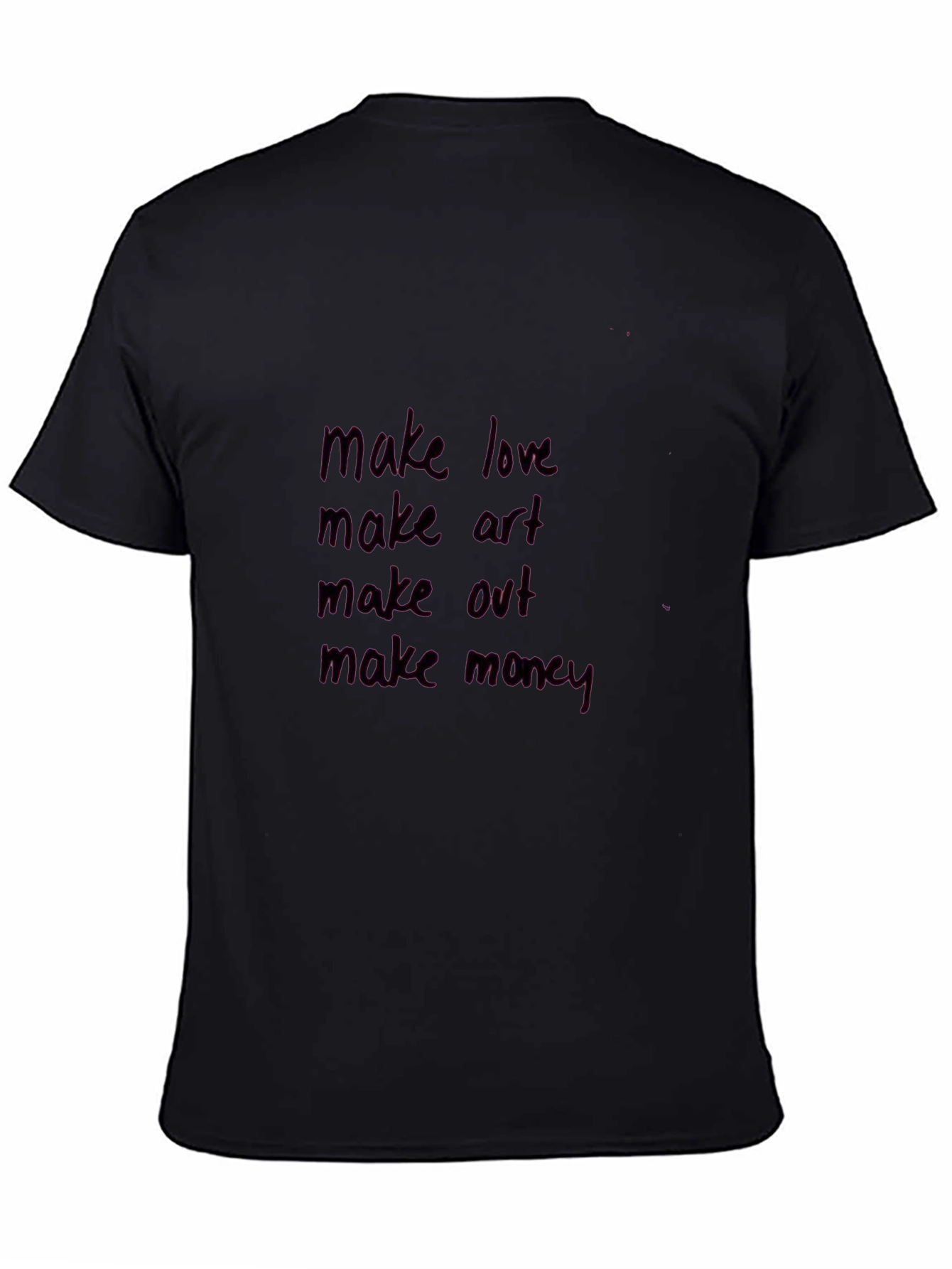 Make Love Art Out Money Graphic Tee