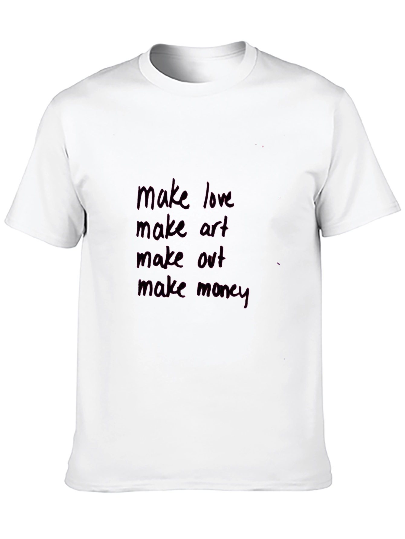 Make Love Art Out Money Graphic Tee