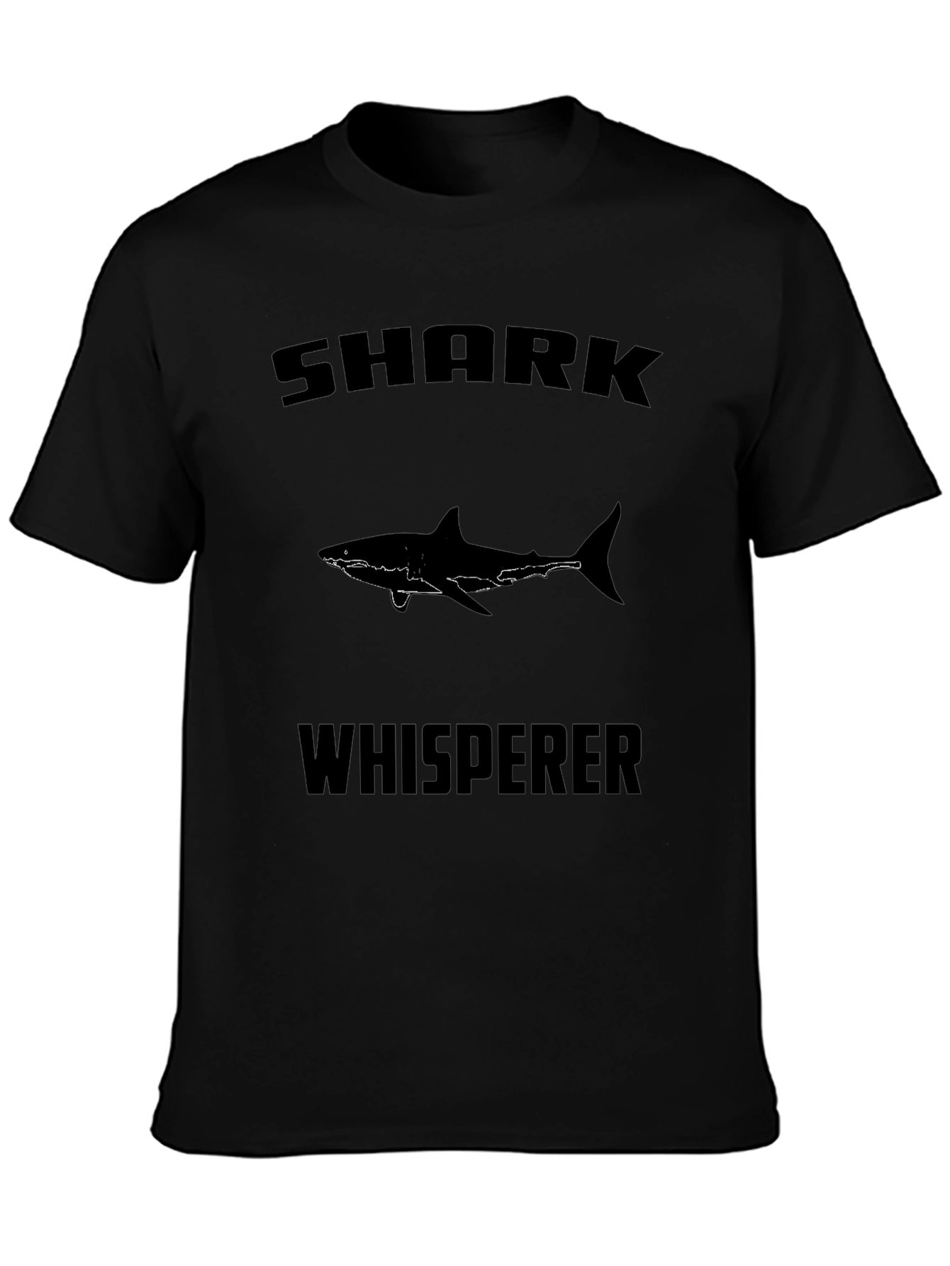 Shark Whisperer Graphic Tee - Black