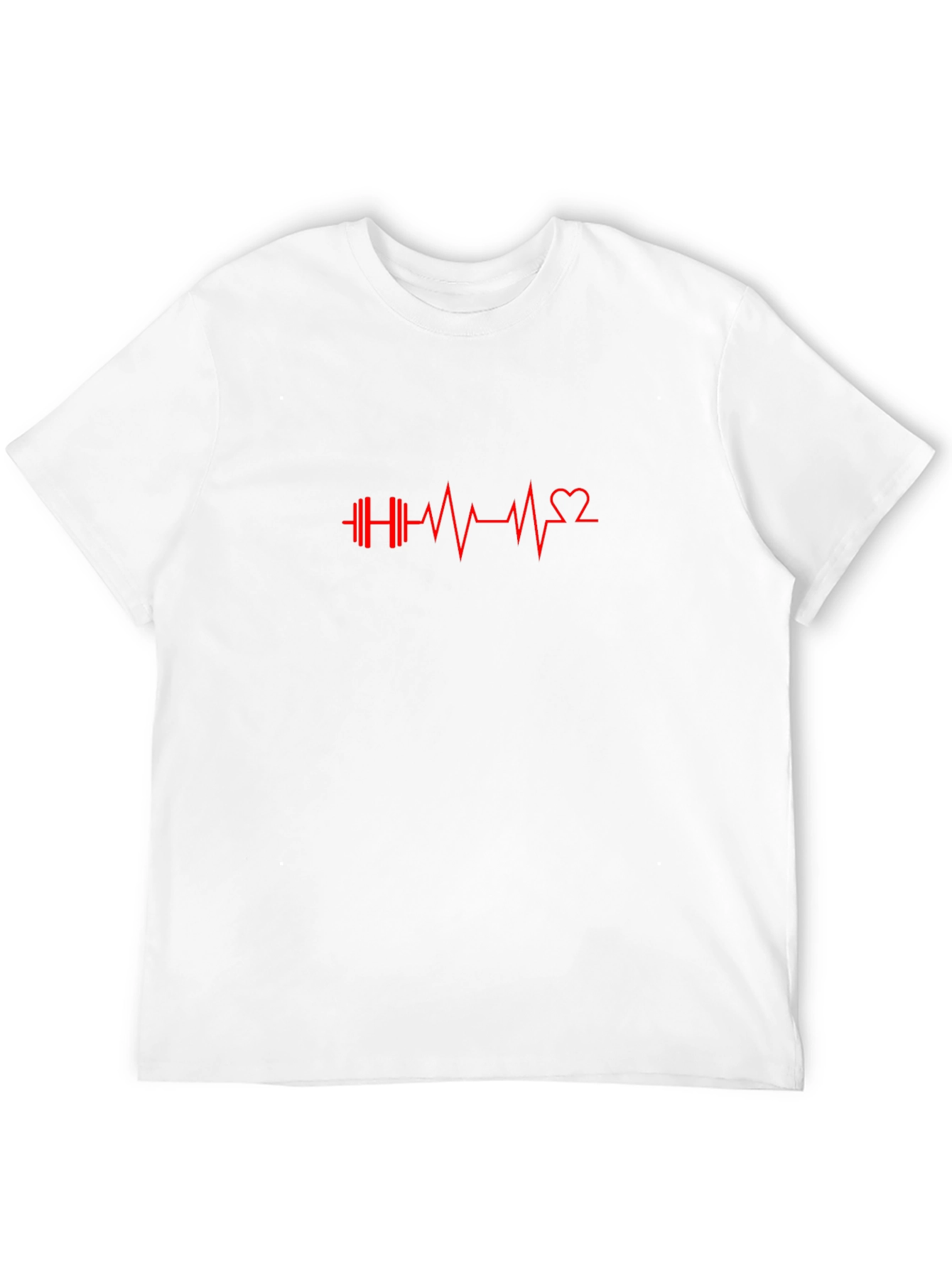 Fitness Heartbeat T-Shirt - Black