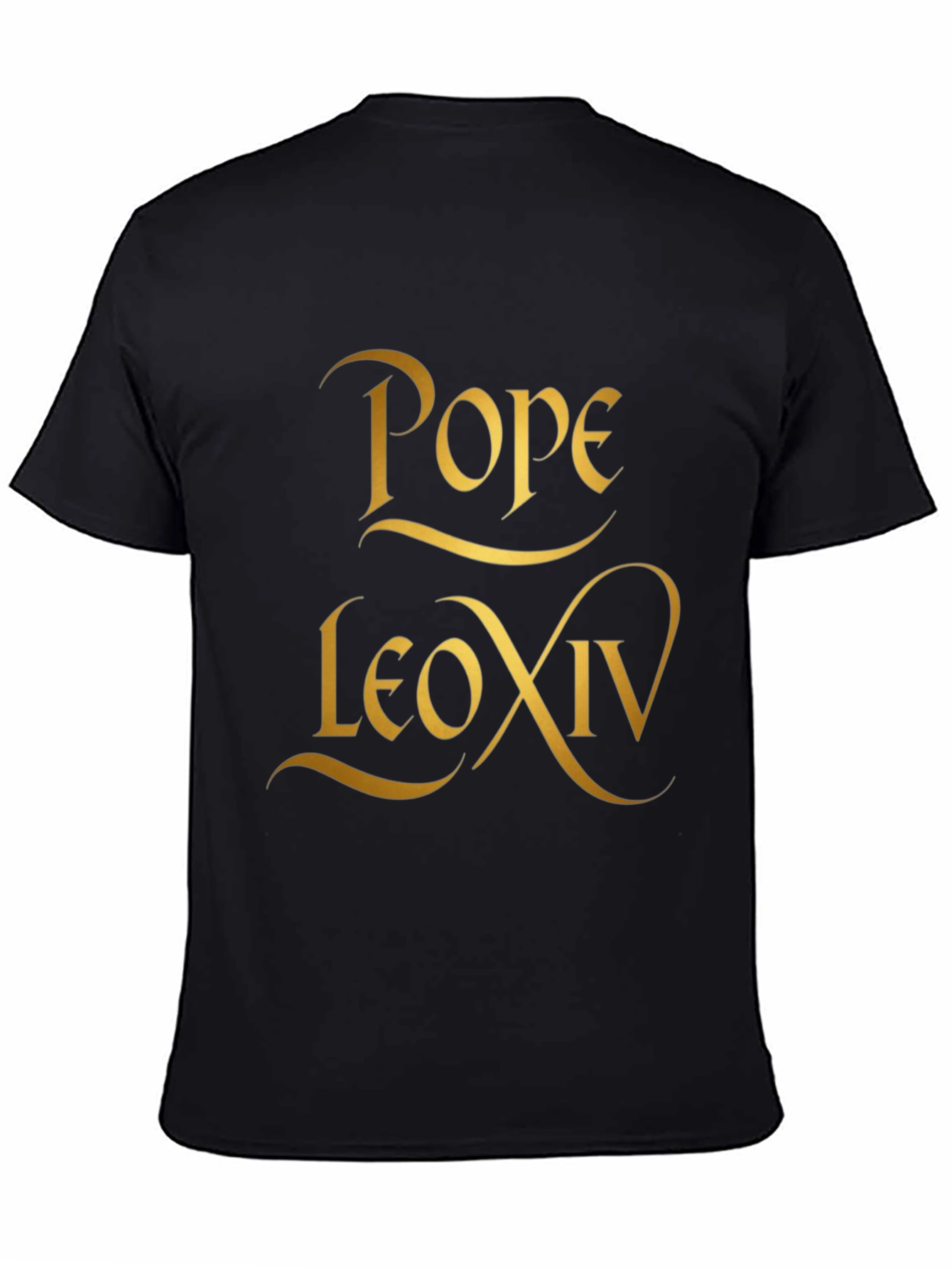 Pope Leo XIV T-Shirt - Gold Design
