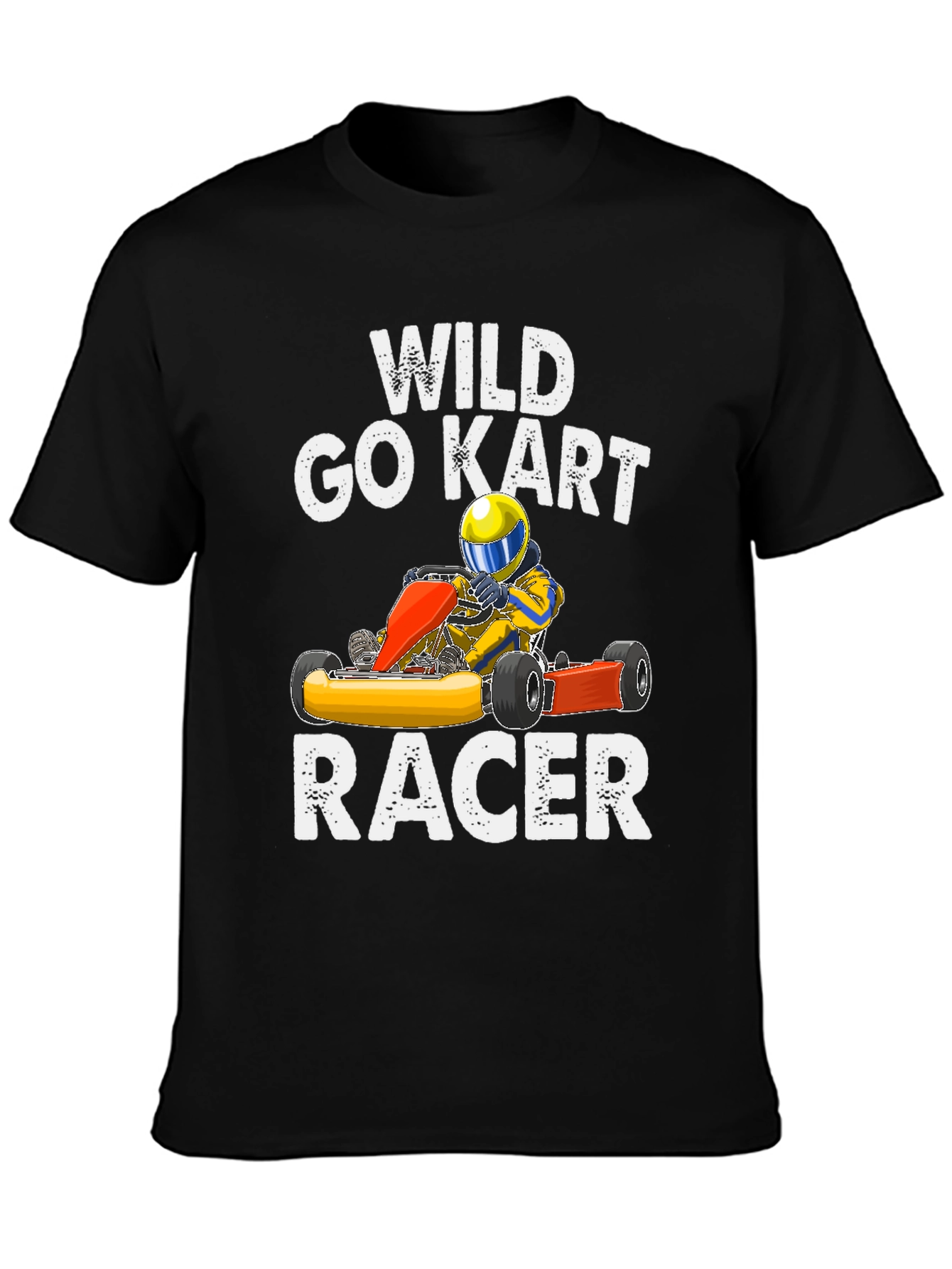 Wild Go Kart Racer Graphic T-Shirt