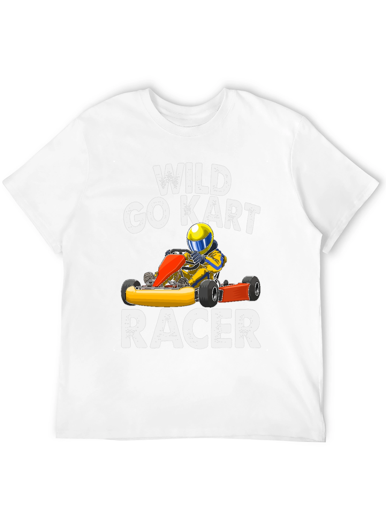 Wild Go Kart Racer Graphic T-Shirt