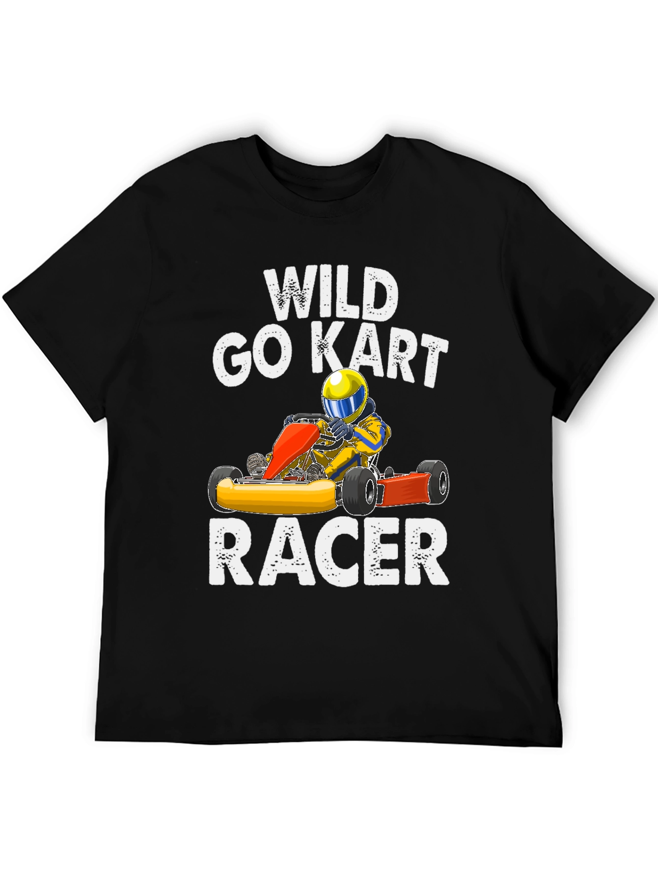 Wild Go Kart Racer Graphic T-Shirt