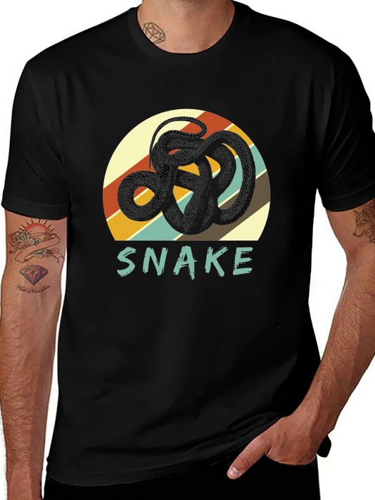 Retro Snake T-Shirt - Vintage Style Graphic Tee