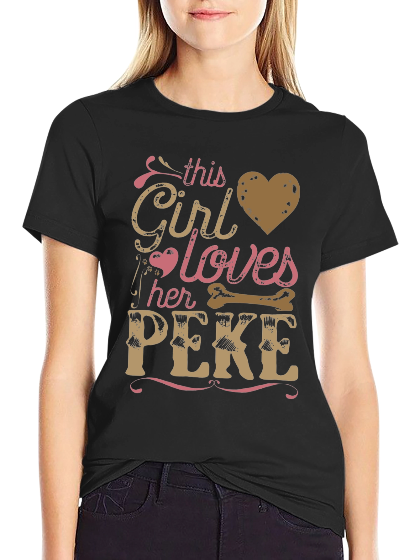 This Girl Loves Her Peke T-Shirt