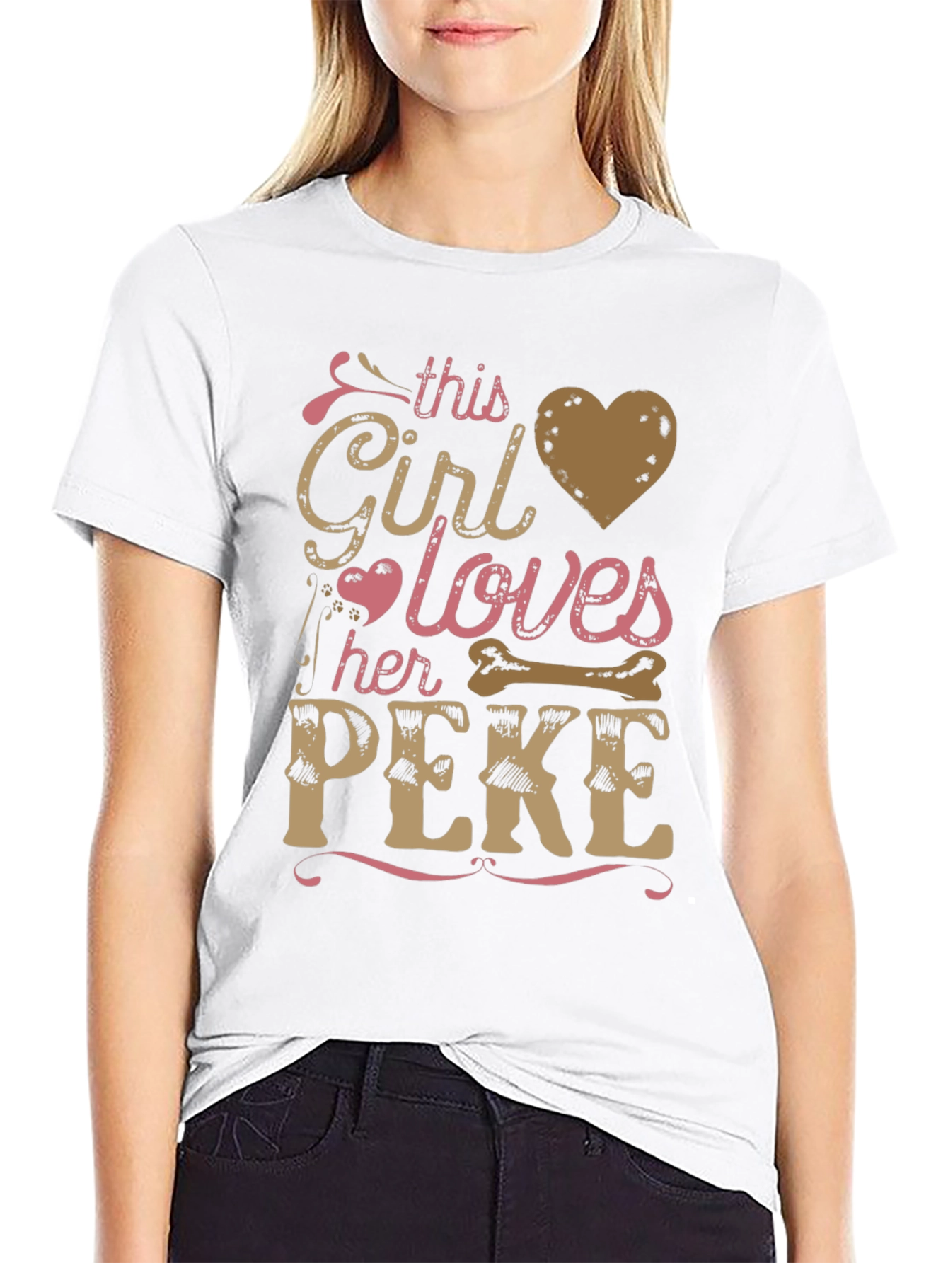 This Girl Loves Her Peke T-Shirt