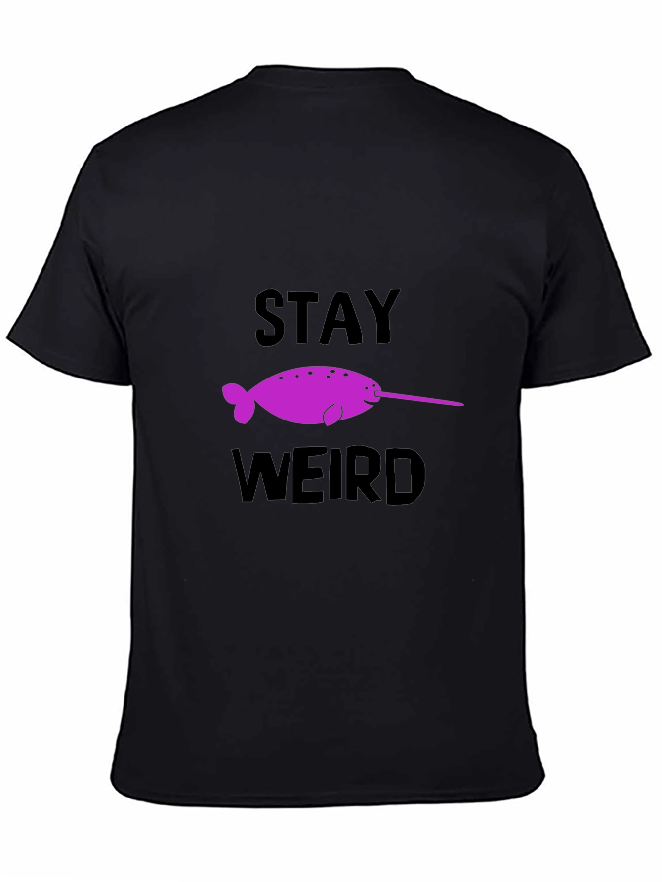 Stay Weird Narwhal Graphic T-Shirt