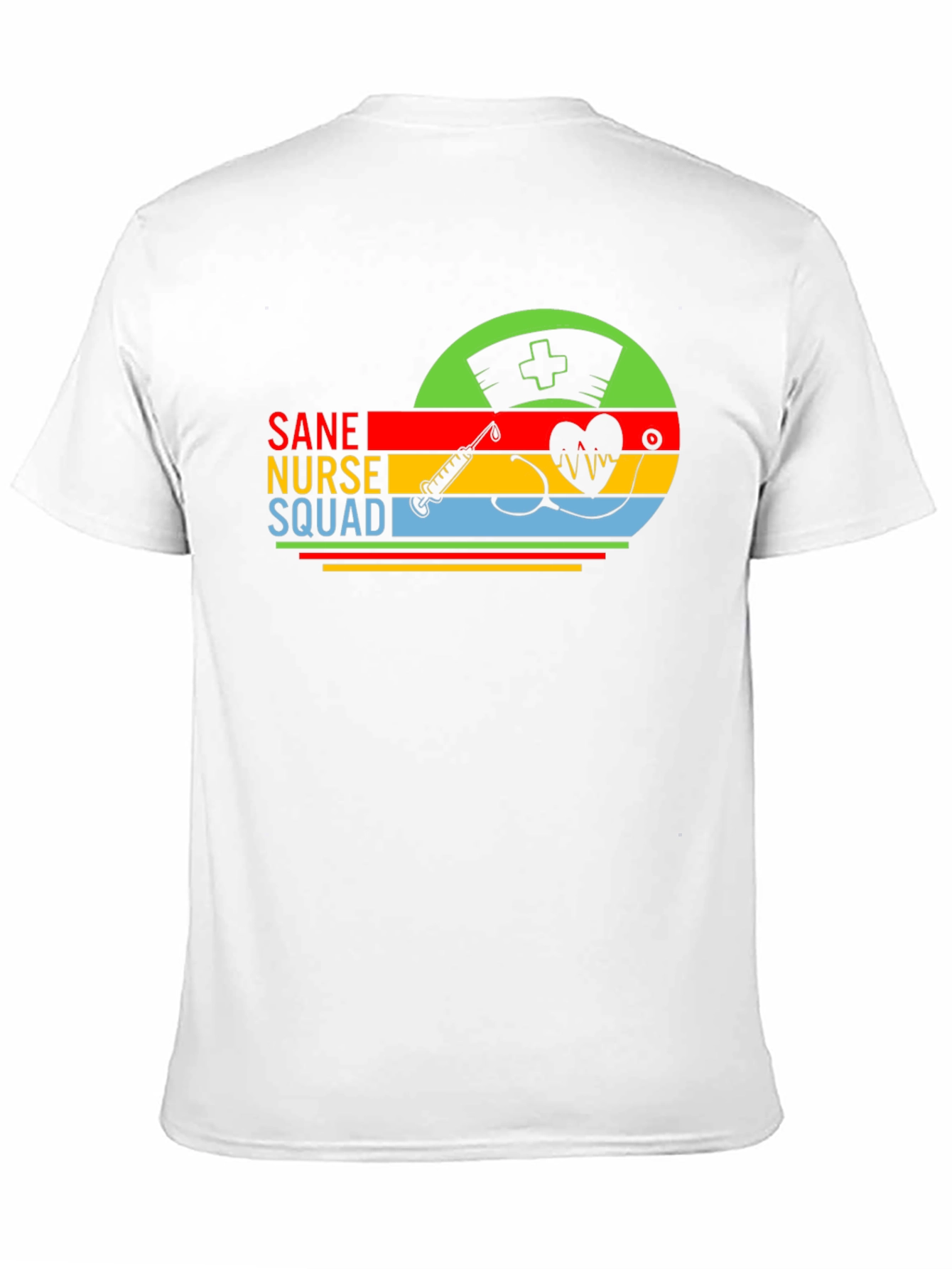 Sane Nurse Squad Graphic T-Shirt