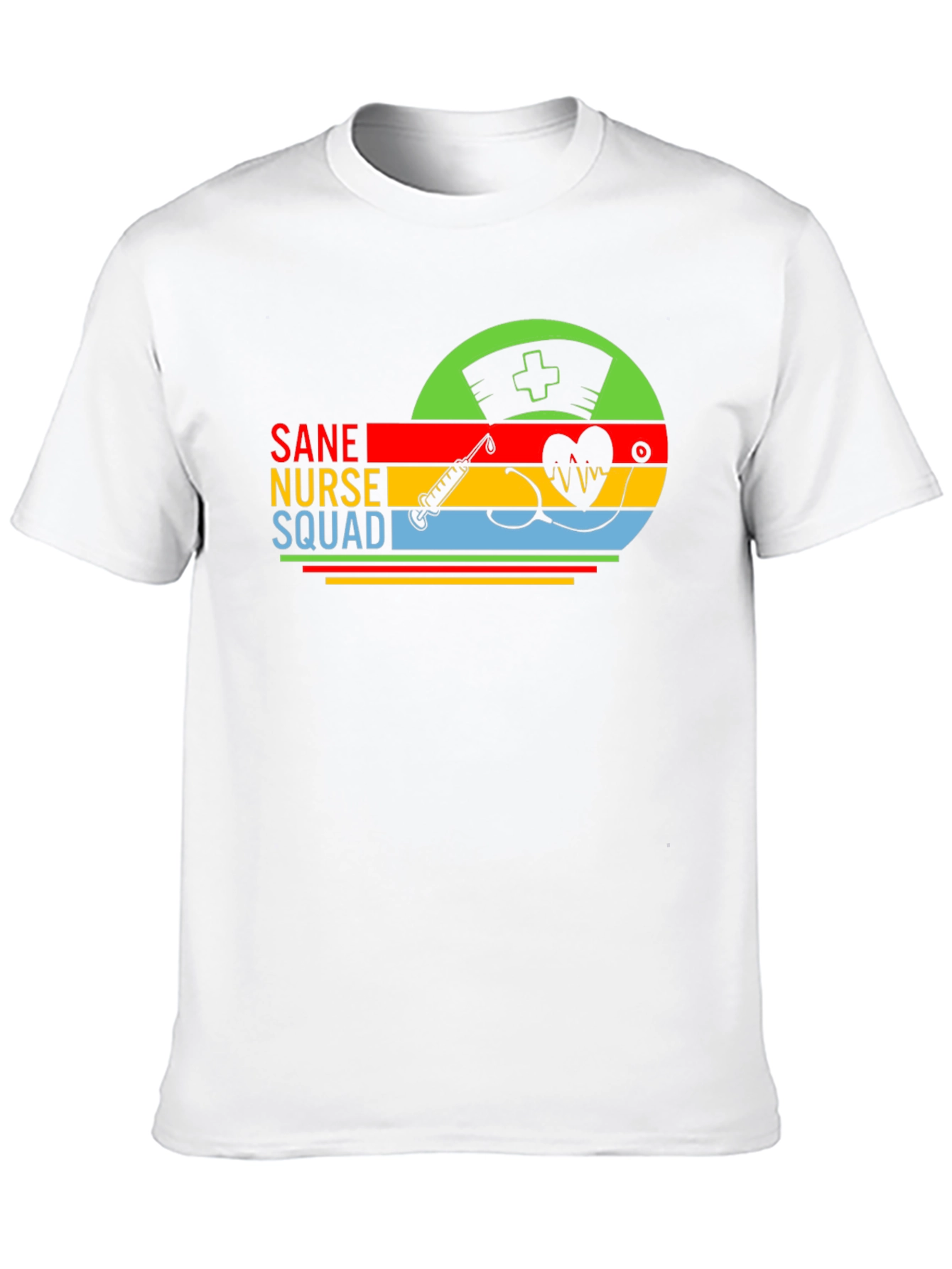 Sane Nurse Squad Graphic T-Shirt