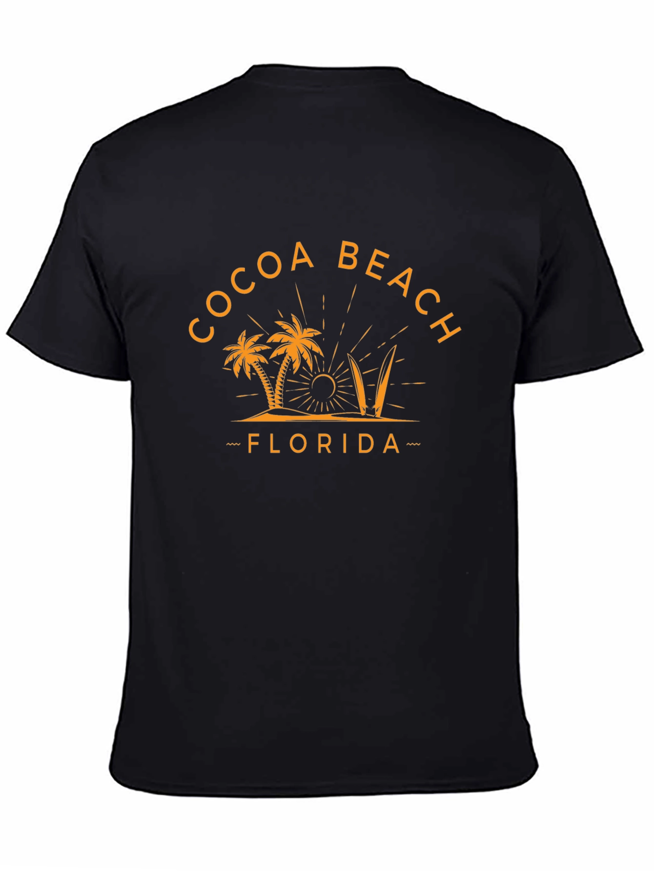 Cocoa Beach Florida Graphic Tee - Black T-Shirt