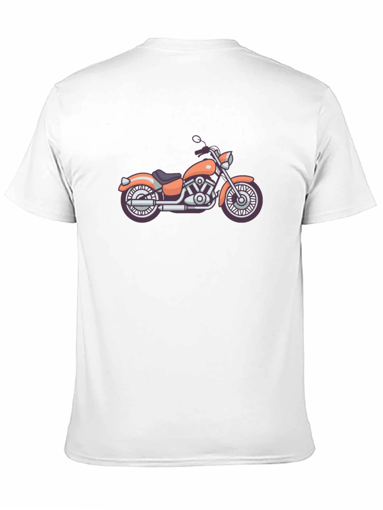 Motorcycle Graphic Mens Black T-Shirt