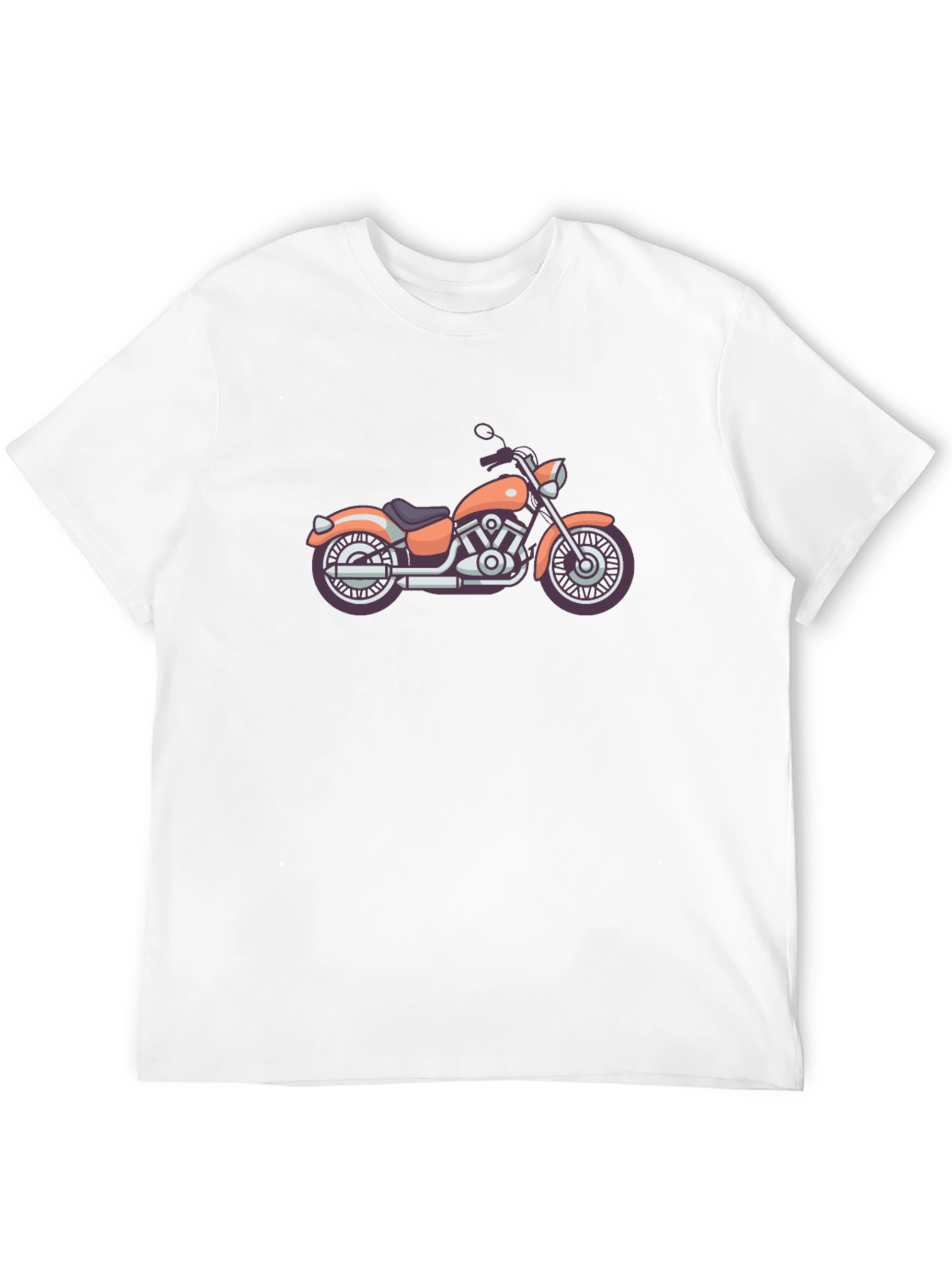 Motorcycle Graphic Mens Black T-Shirt