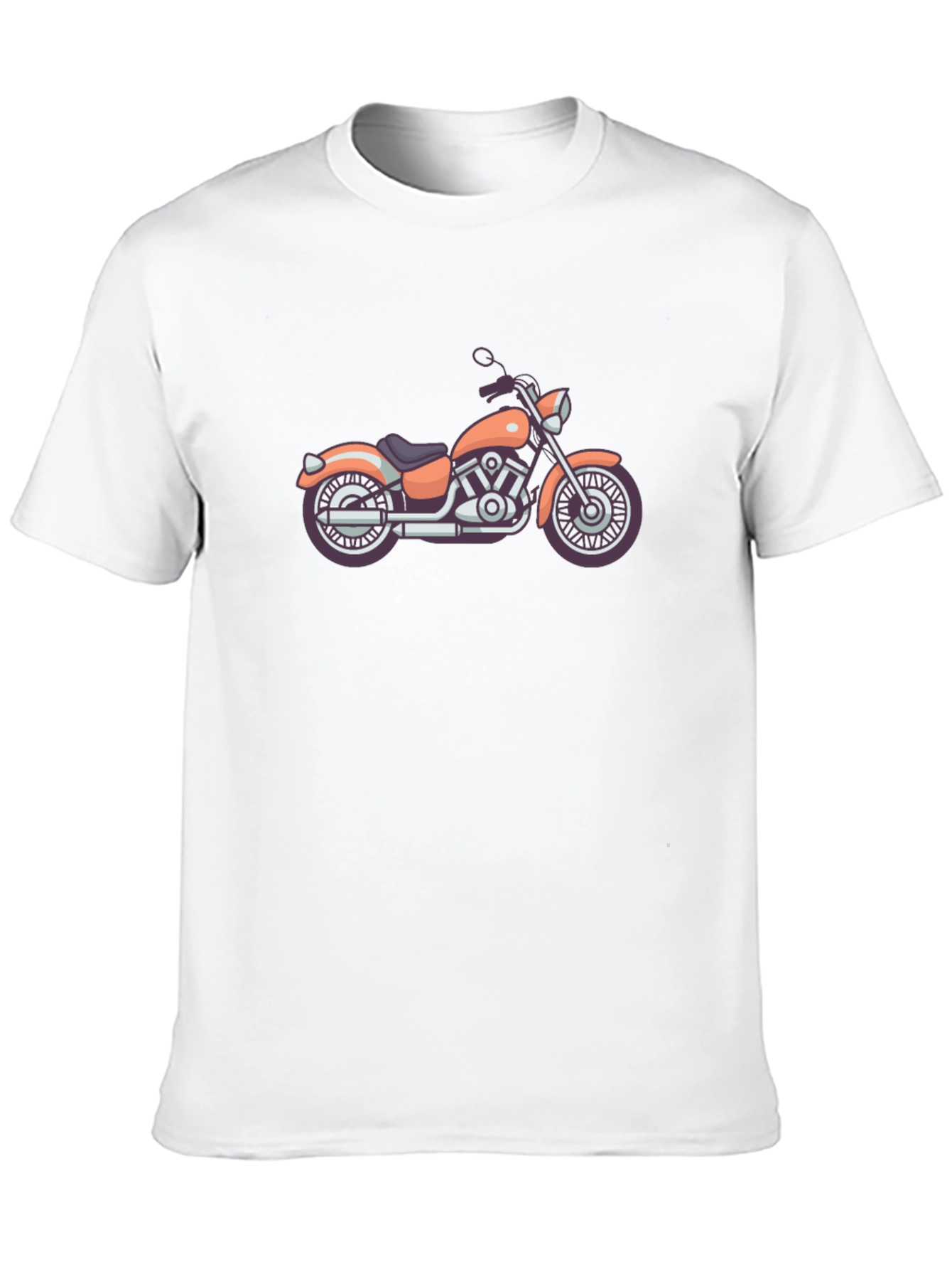Motorcycle Graphic Mens Black T-Shirt