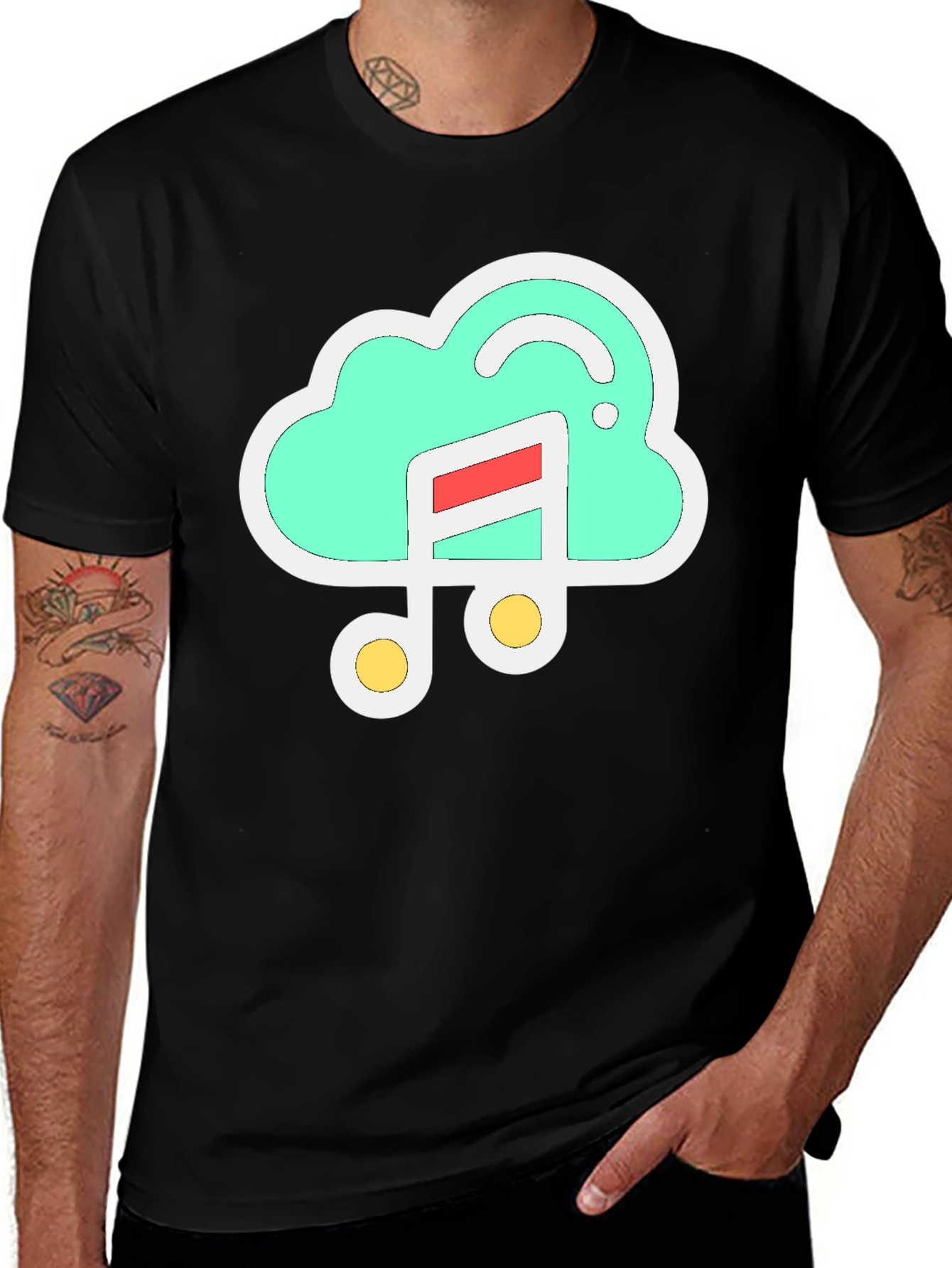 Cloud Music T-Shirt - Stylish & Comfortable