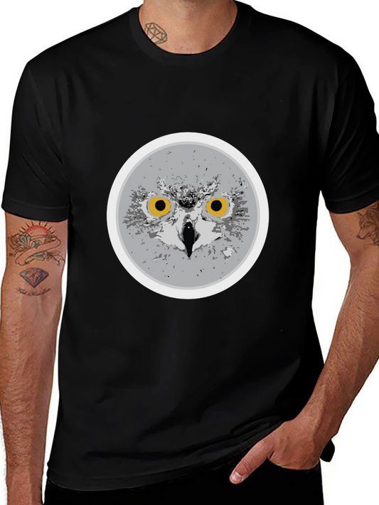 Owl Graphic Print T-Shirt