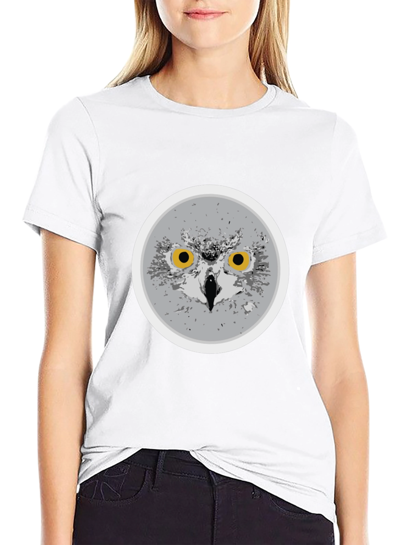 Owl Graphic Print T-Shirt