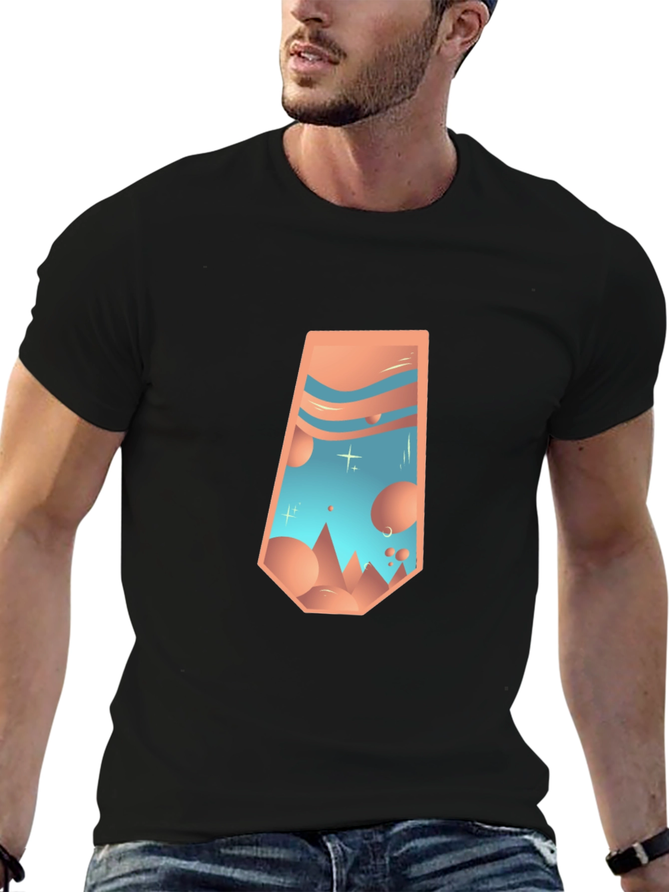 Abstract Desert Graphic Tee