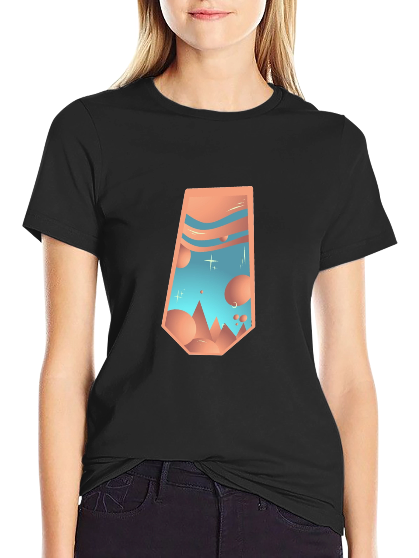 Abstract Desert Graphic Tee
