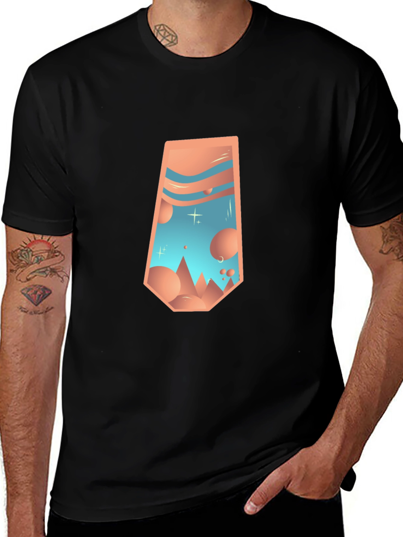 Abstract Desert Graphic Tee