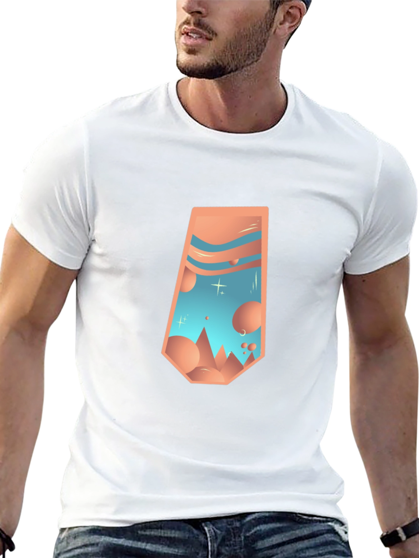 Abstract Desert Graphic Tee