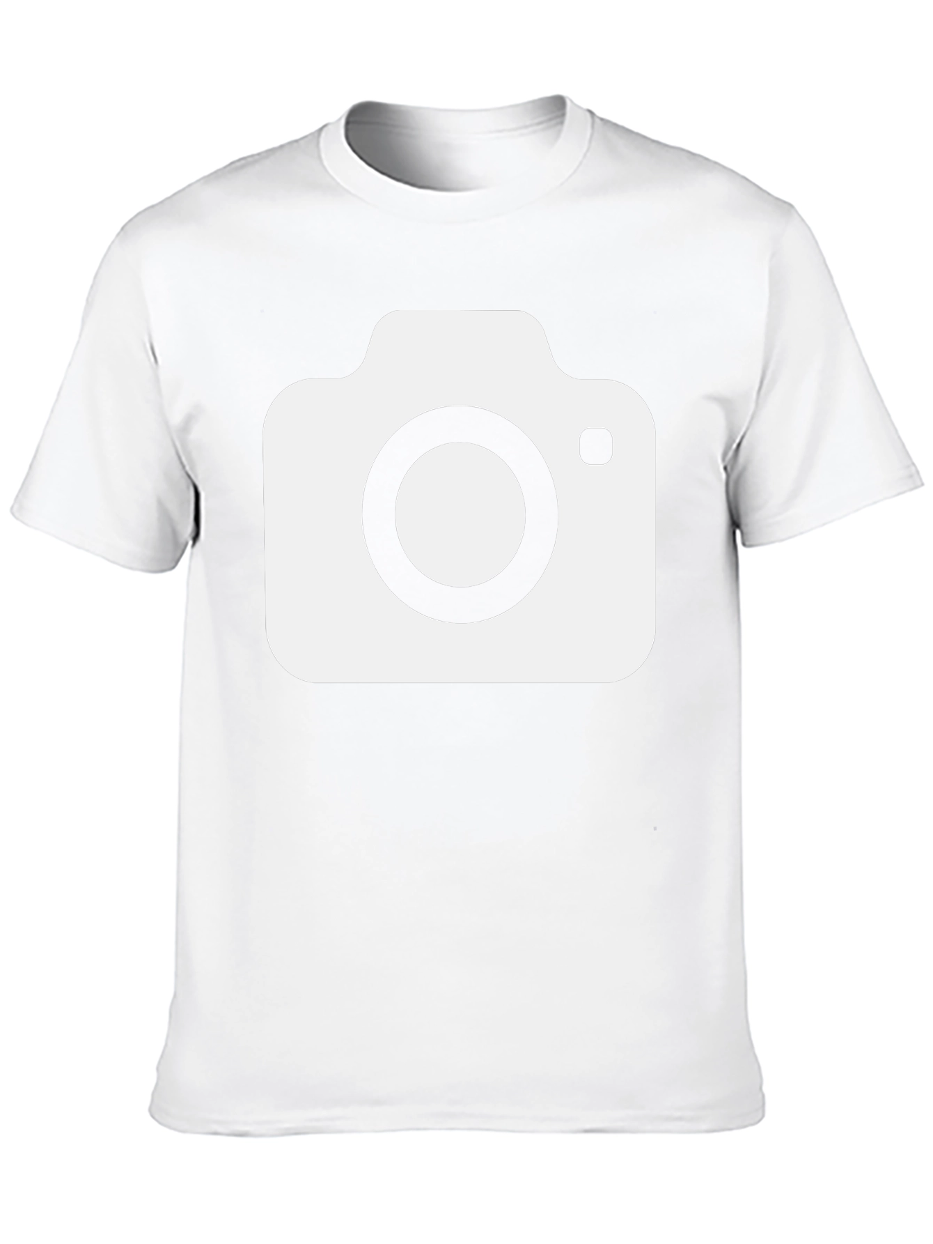 Camera Graphic T-Shirt - Black Cotton Tee