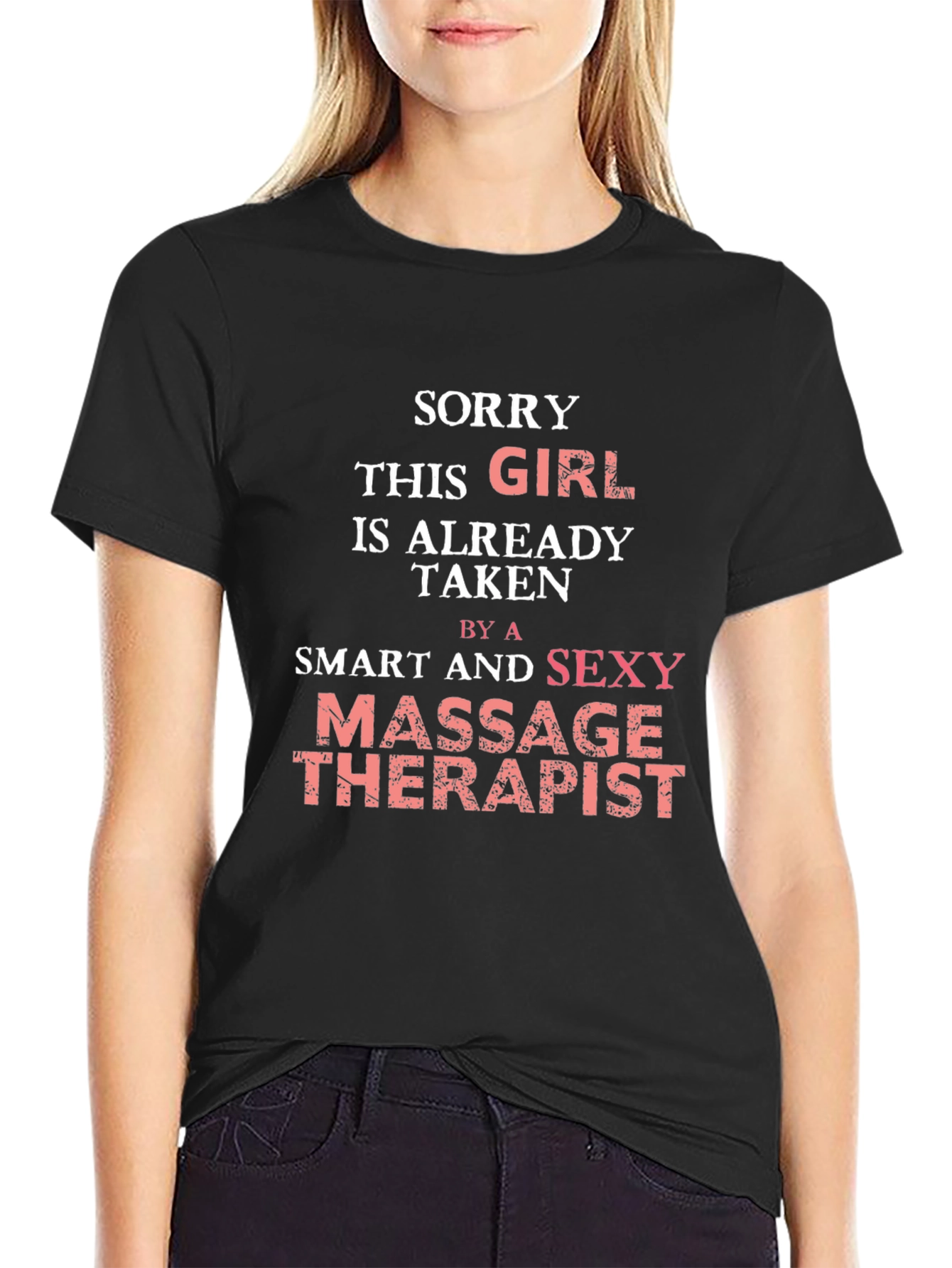 Funny Massage Therapist Girl T-Shirt