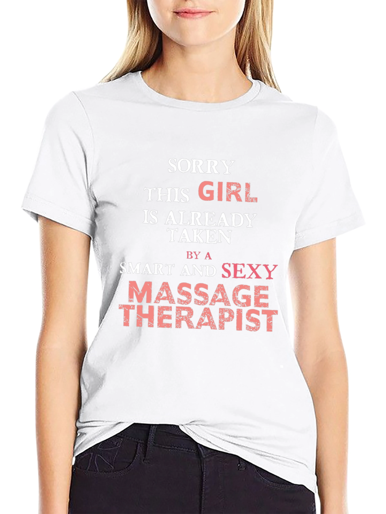 Funny Massage Therapist Girl T-Shirt