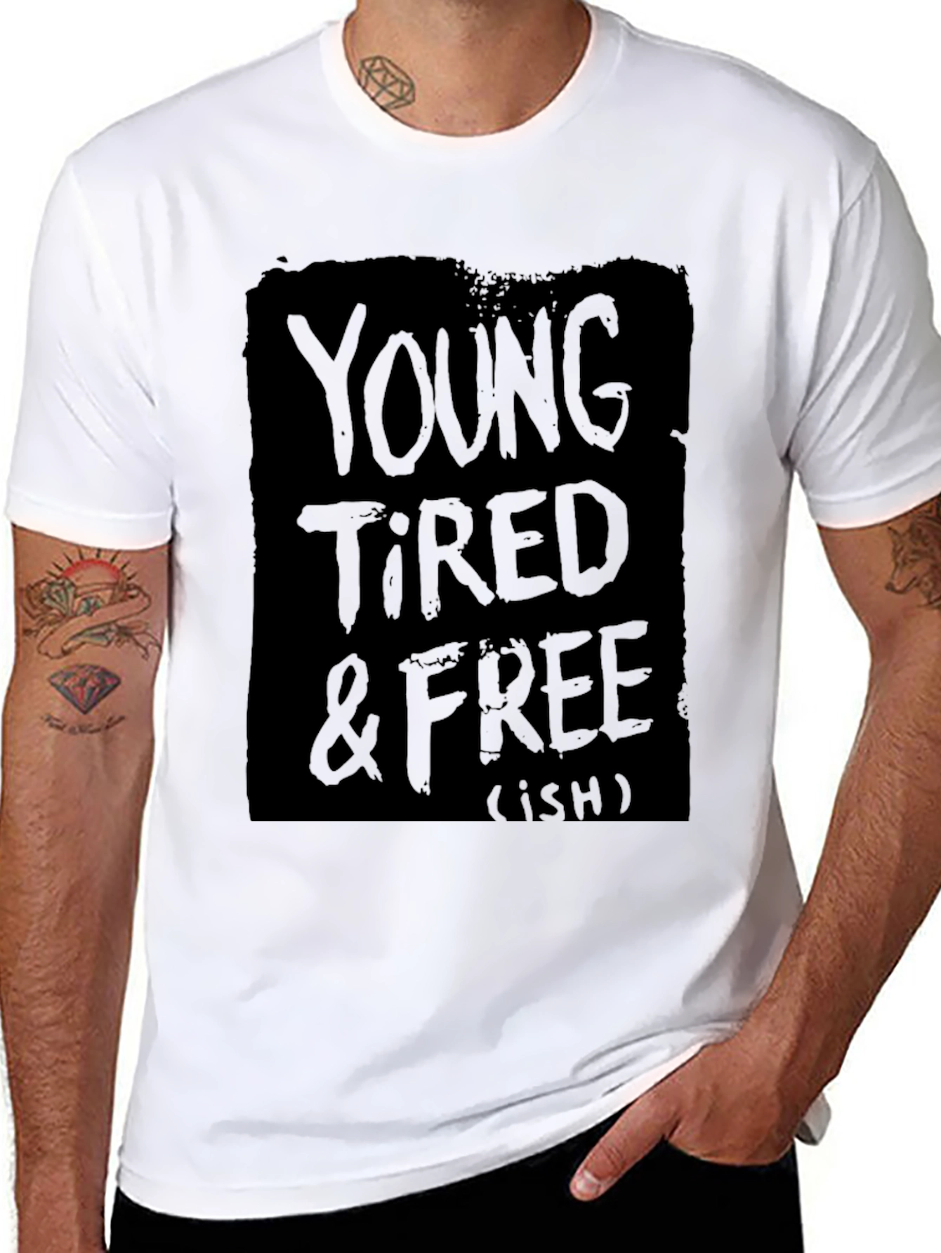 Young Tired & Free (ish) Graphic Tee