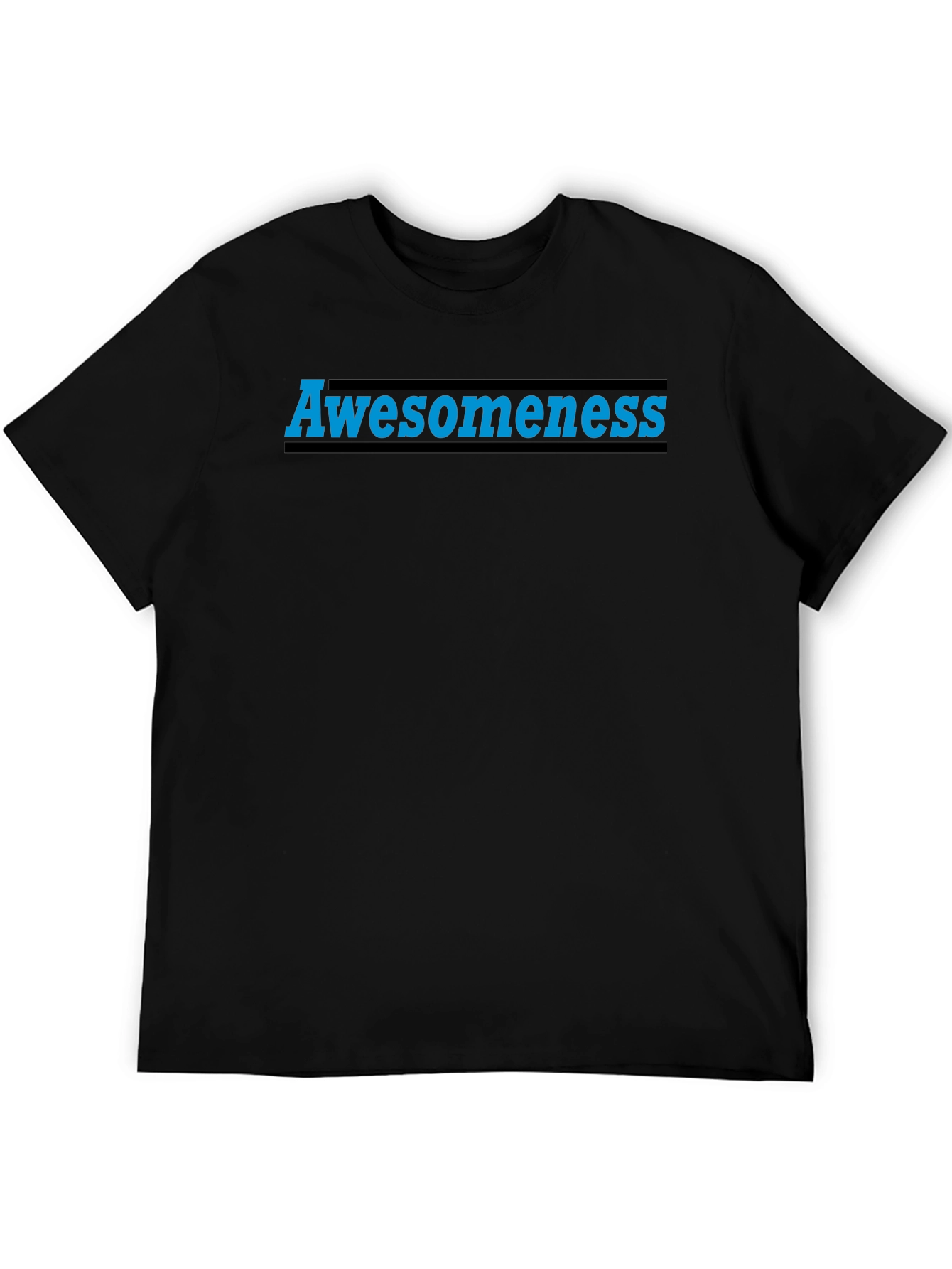 Awesomeness Graphic Tee - Black Unisex T-Shirt