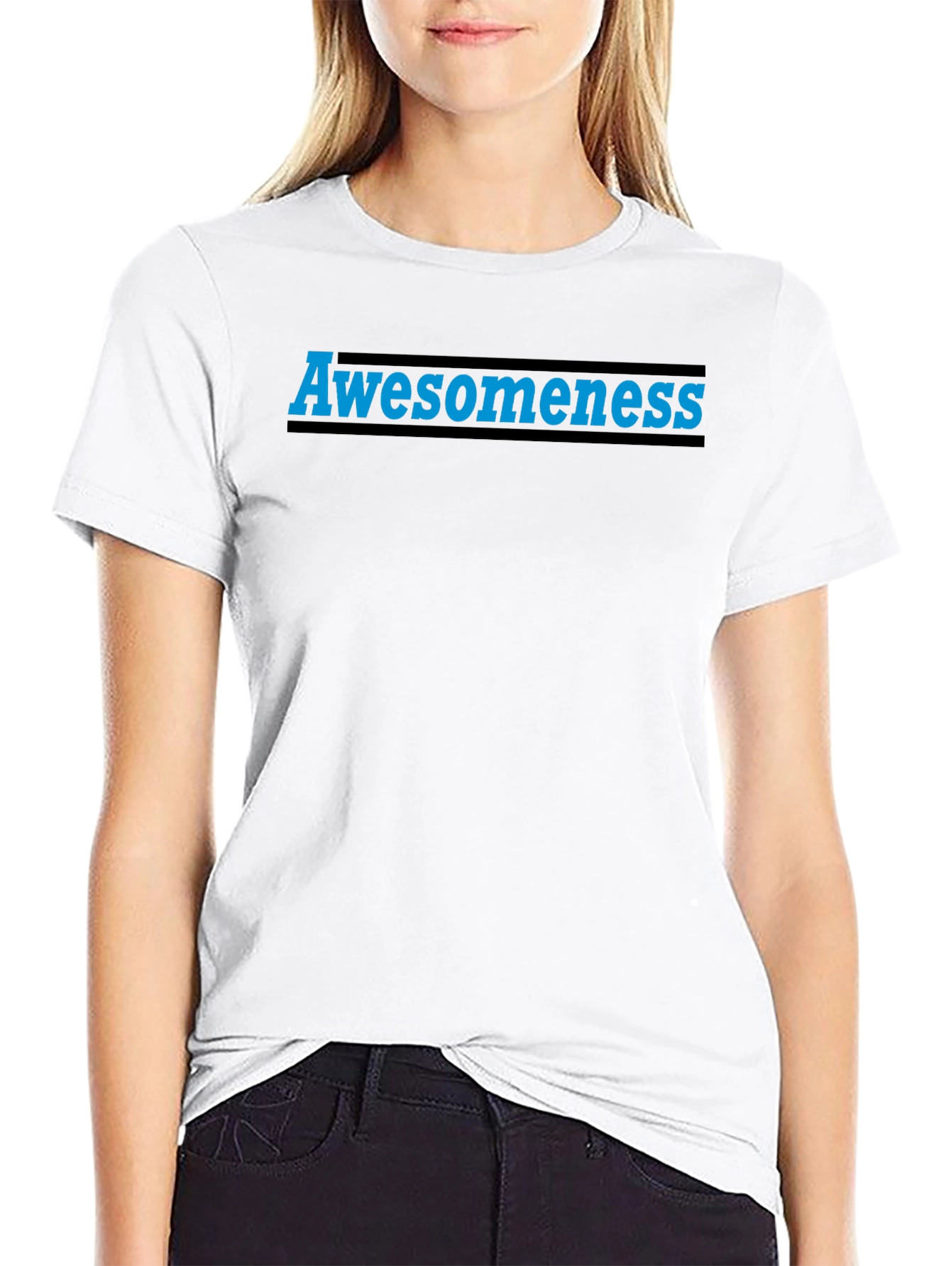 Awesomeness Graphic Tee - Black Unisex T-Shirt