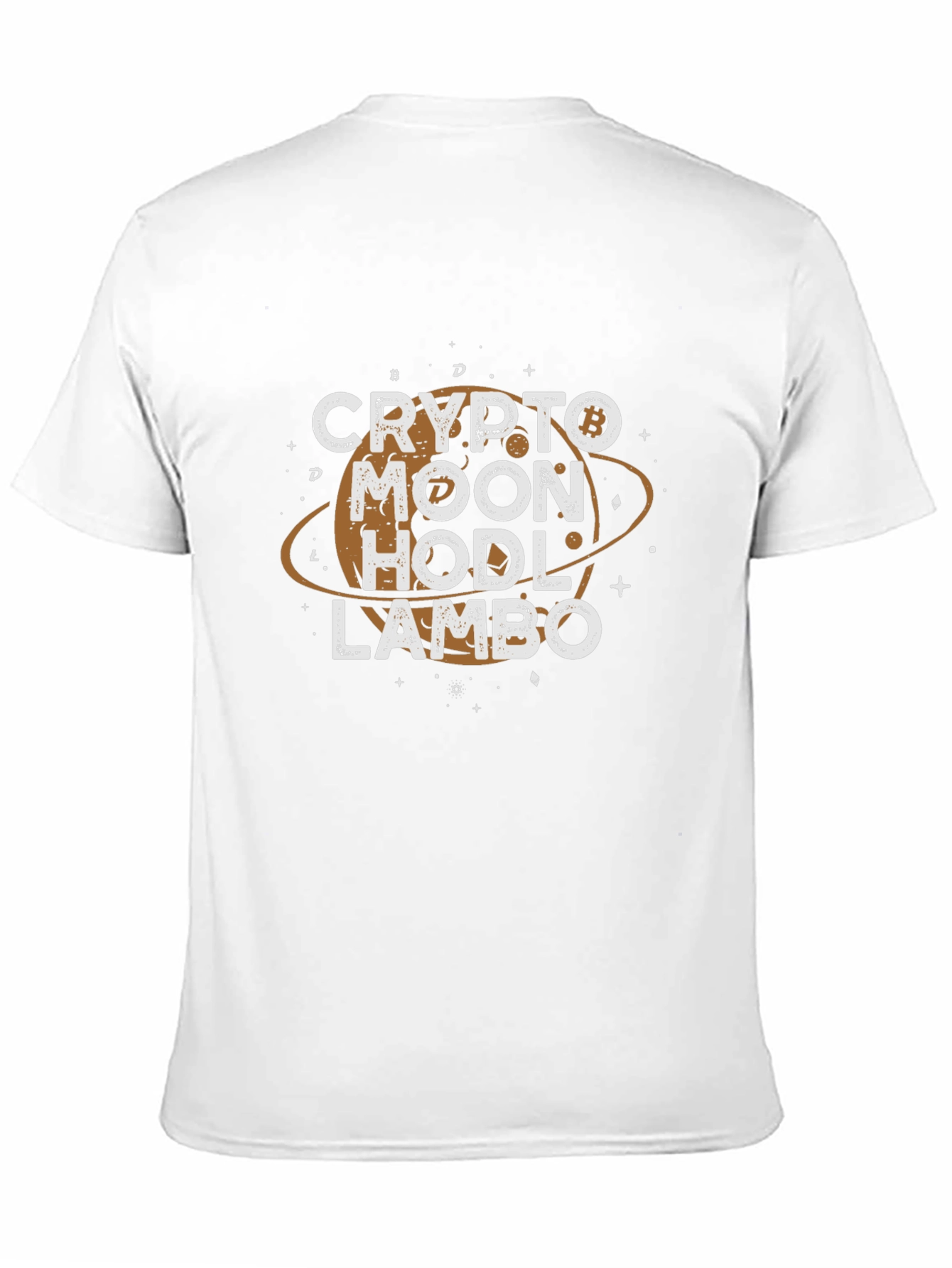 Crypto Moon Hodl Lambo Graphic Tee