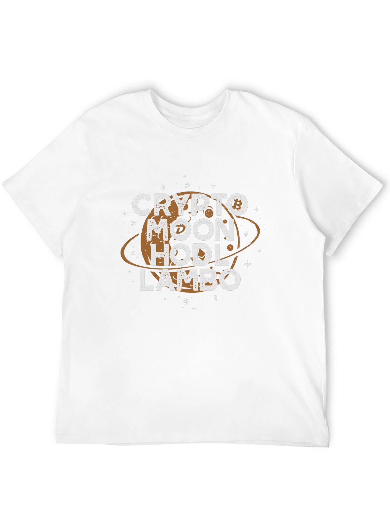 Crypto Moon Hodl Lambo Graphic Tee