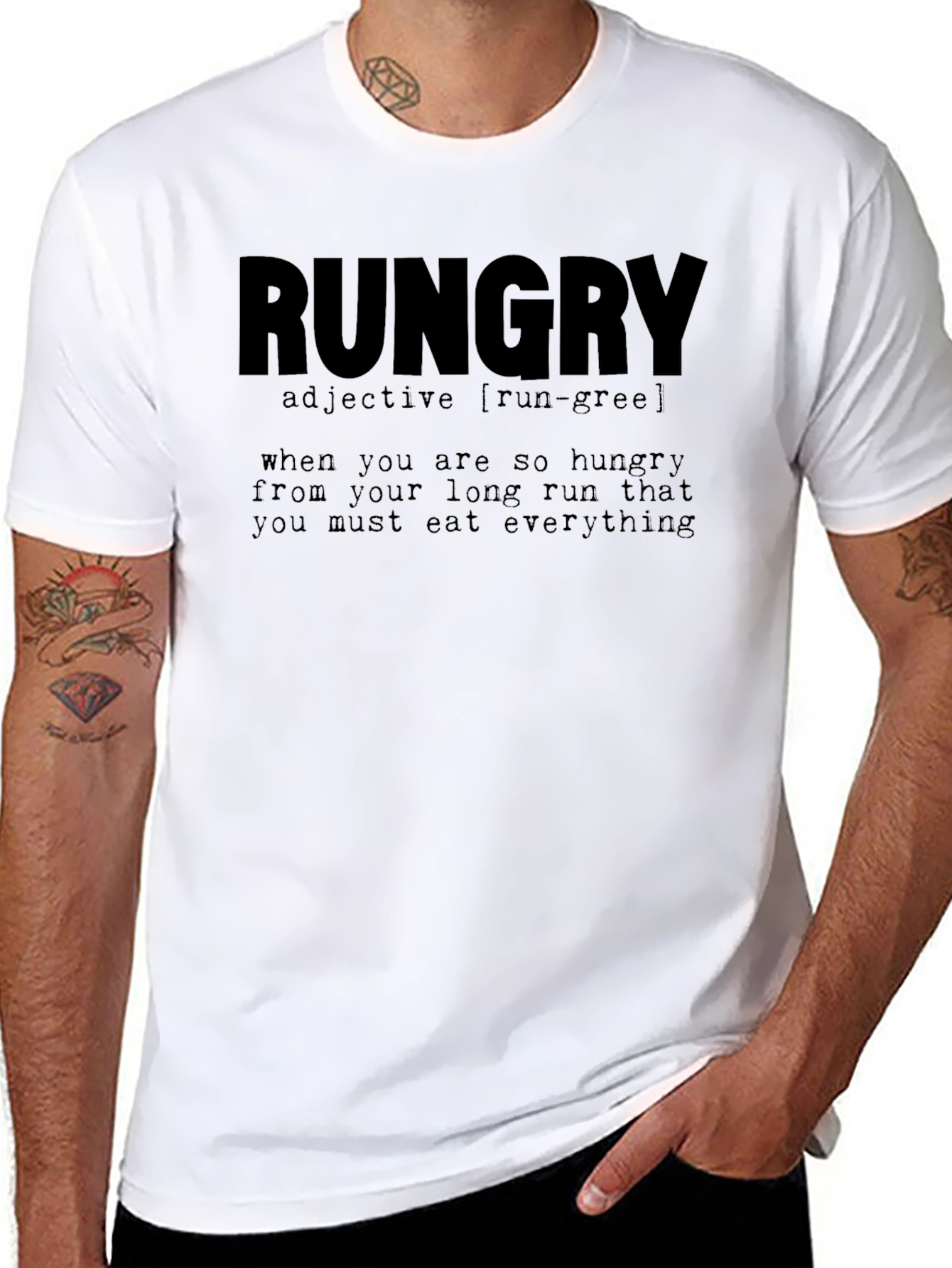 RUNGry Definition T-Shirt - Funny Running Humor
