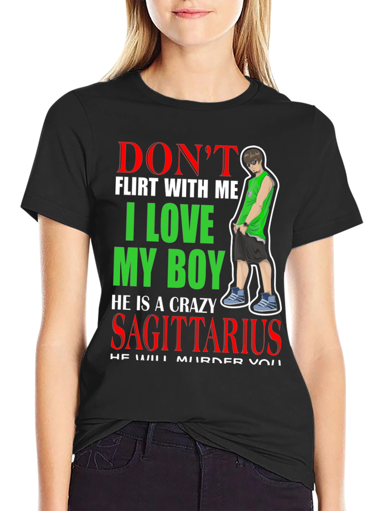 Dont Flirt With Me Sagittarius Boy T-Shirt