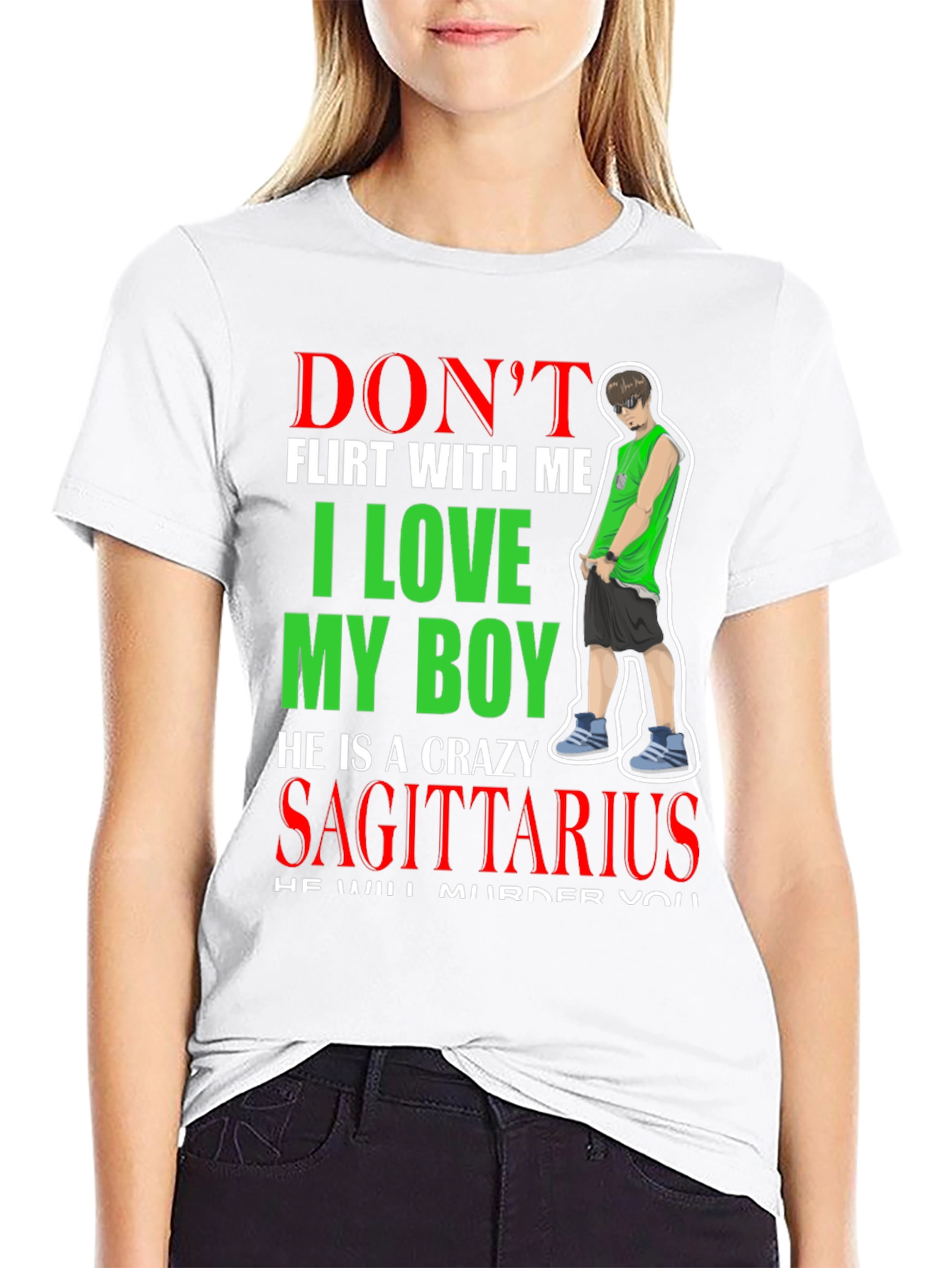 Dont Flirt With Me Sagittarius Boy T-Shirt