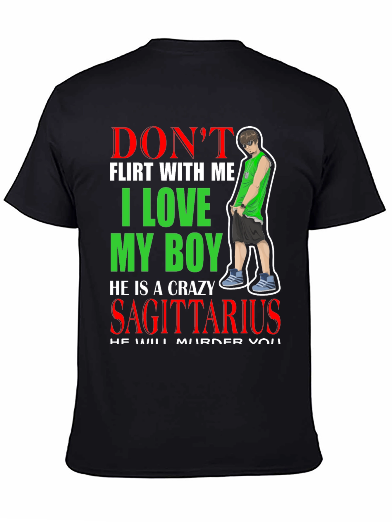 Dont Flirt With Me Sagittarius Boy T-Shirt