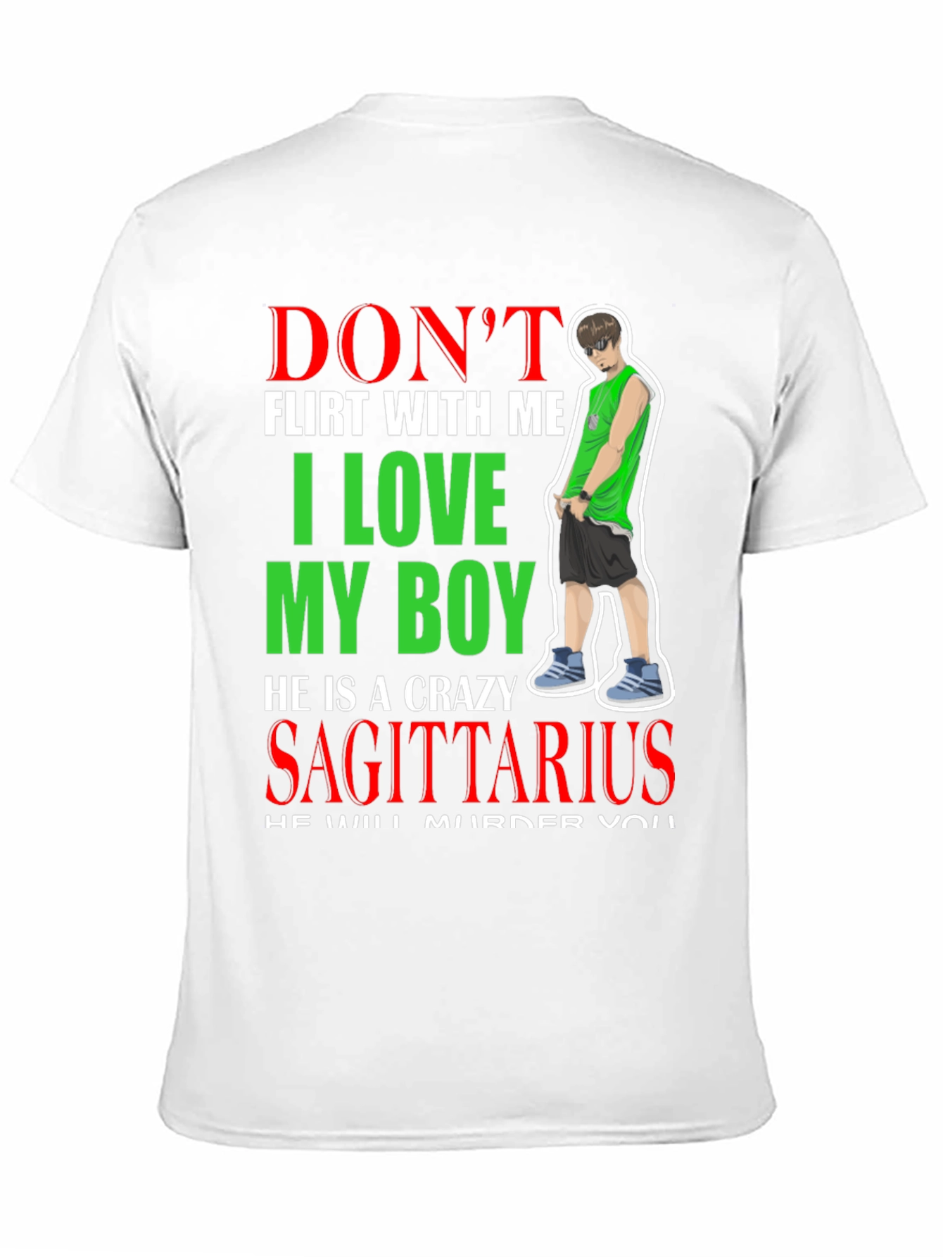 Dont Flirt With Me Sagittarius Boy T-Shirt